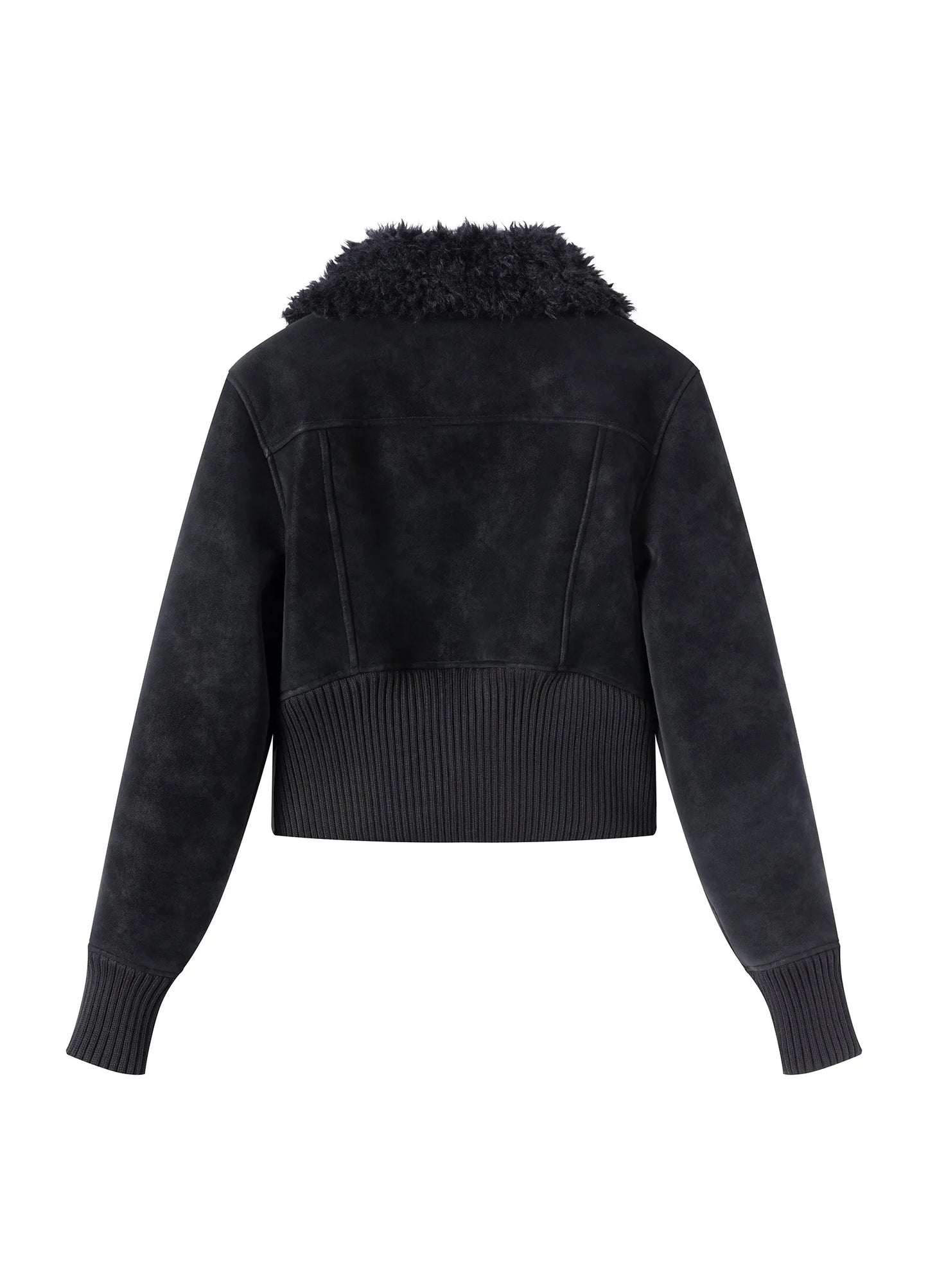 Shearling Cropped Jacket