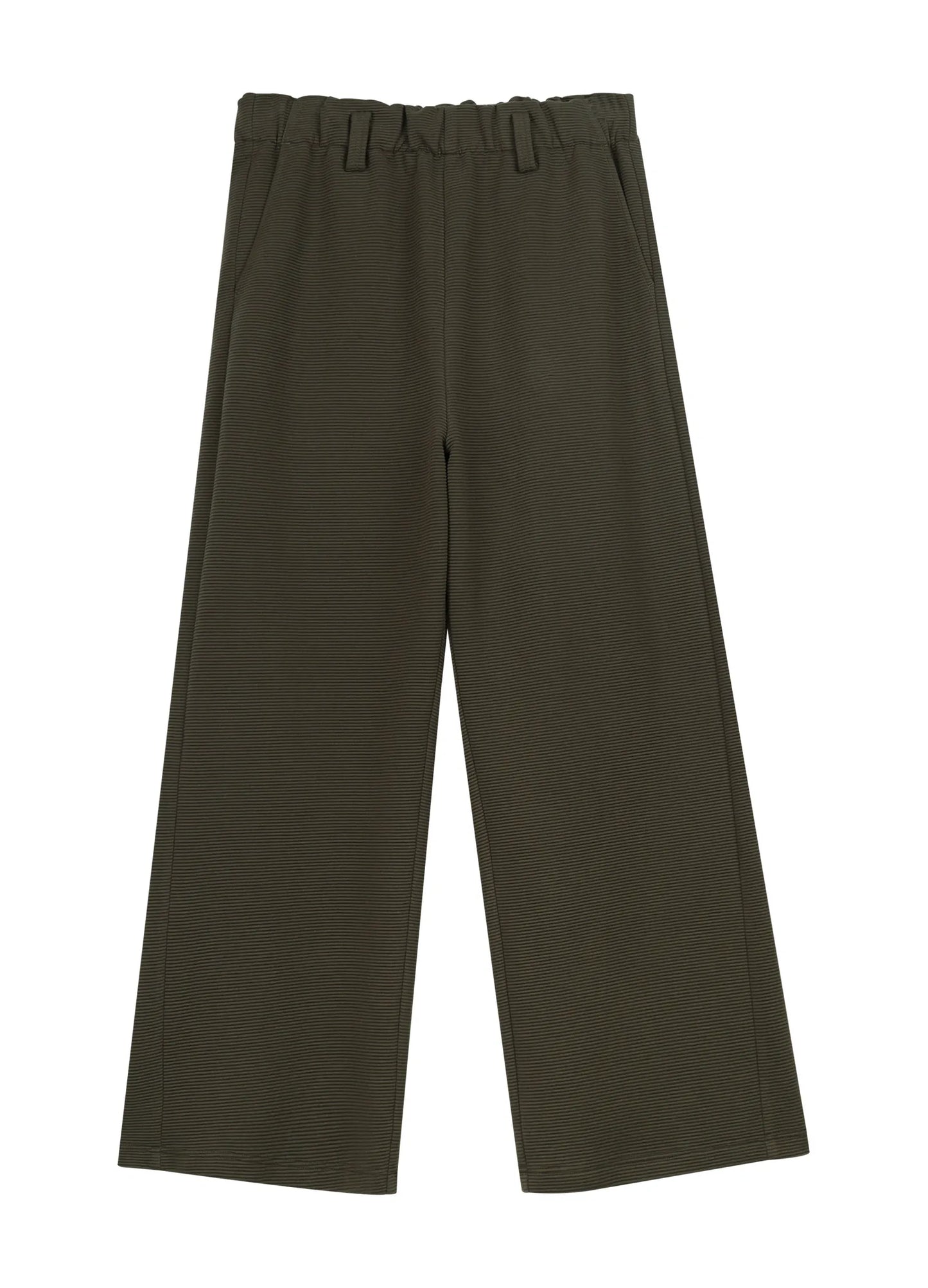 Shirred Loose Trousers