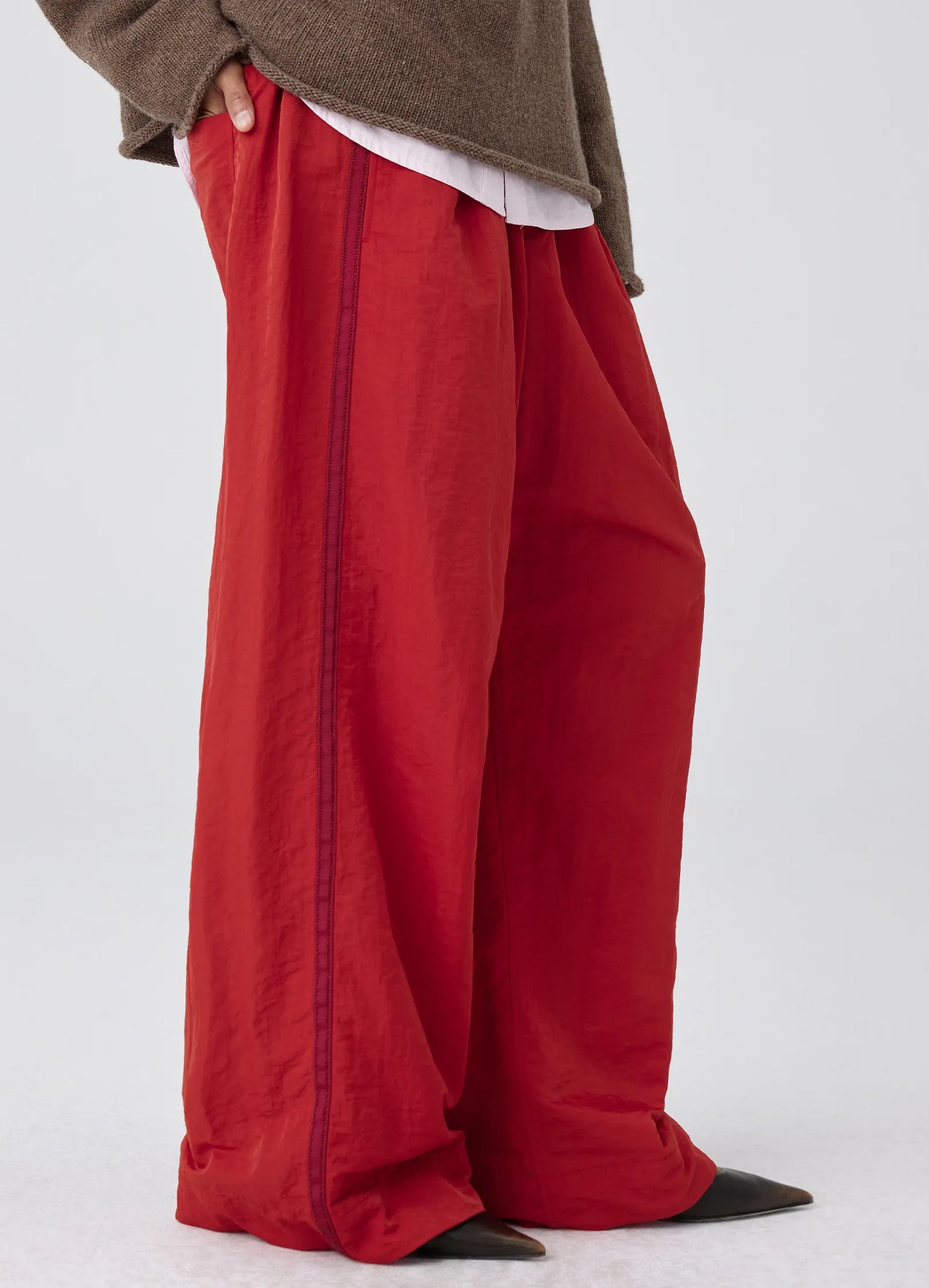 Side Seam Loose Trousers