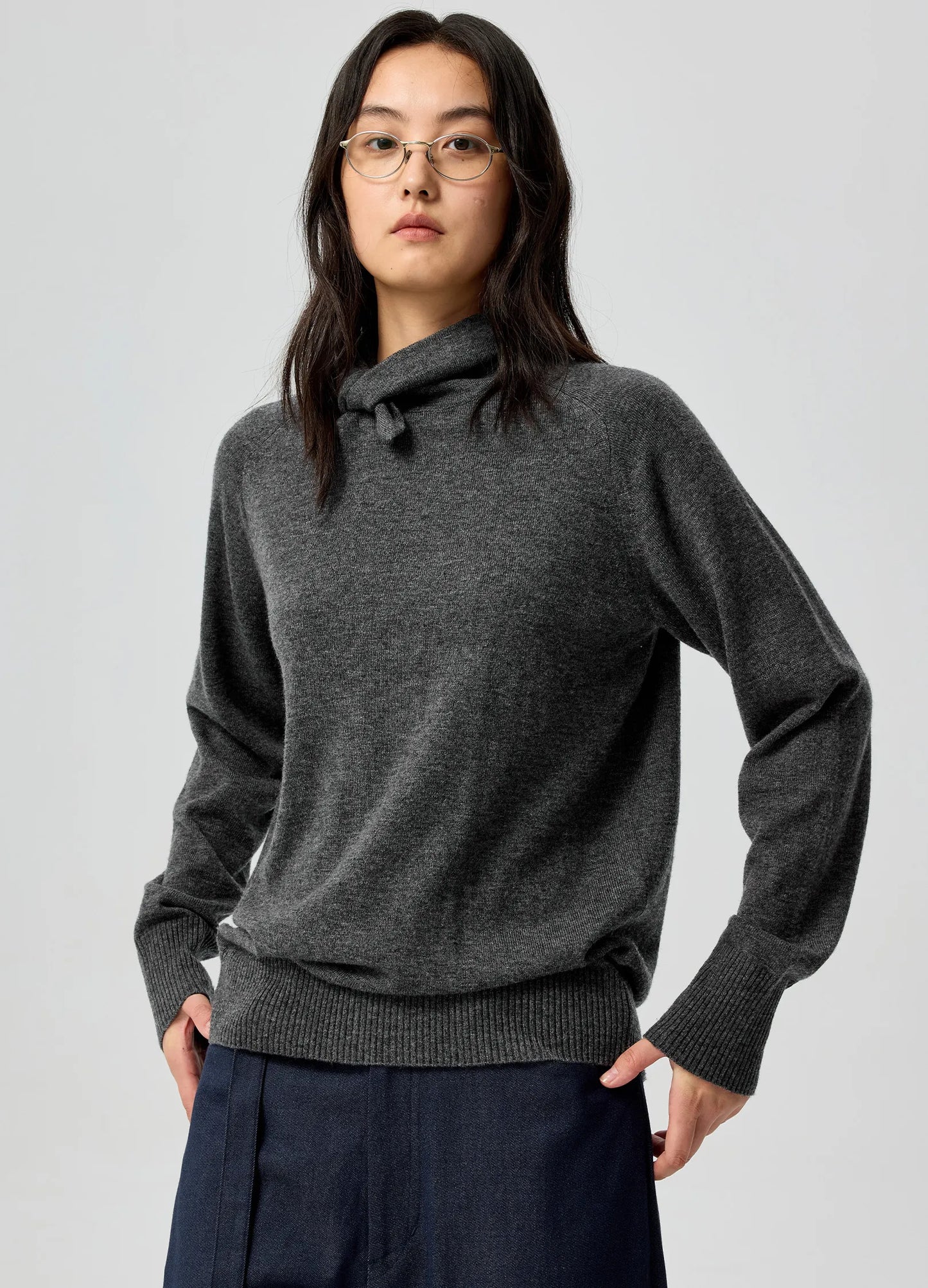 Slanted Neck Sweat