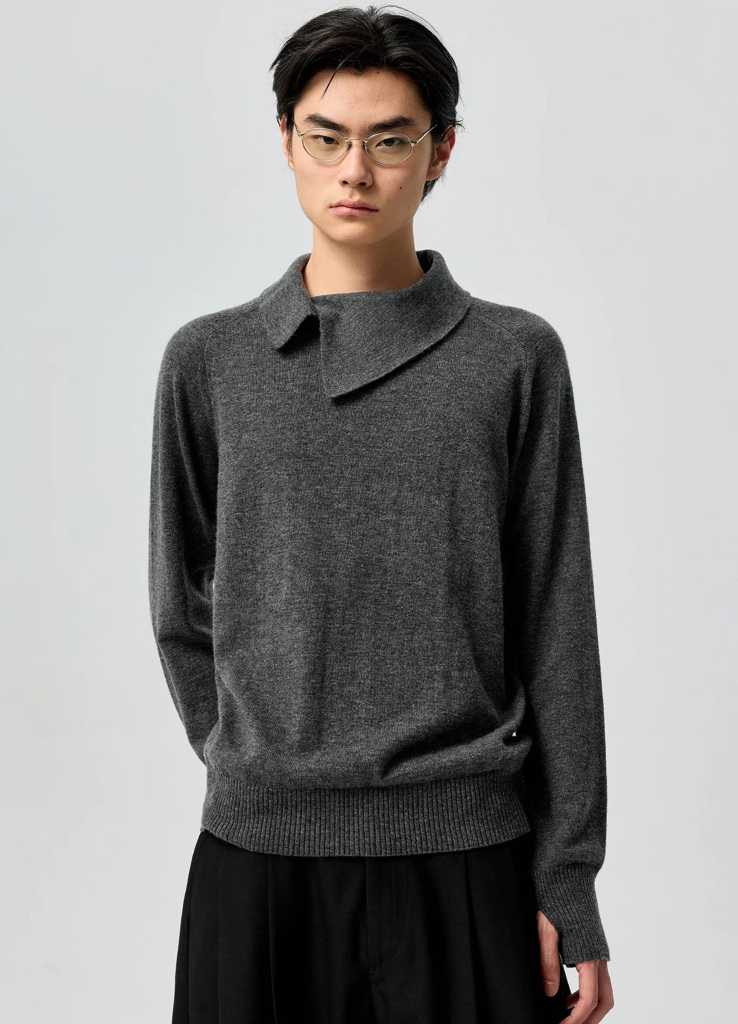 Slanted Neck Sweat