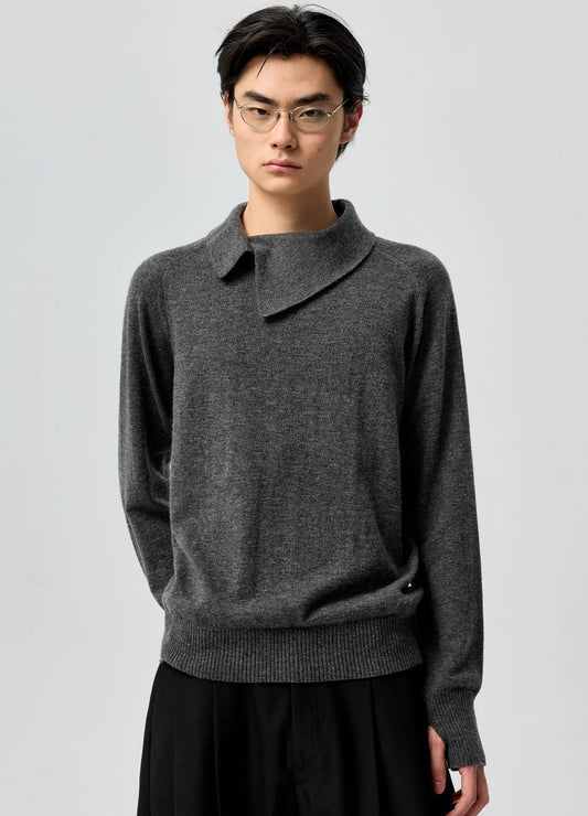 Slanted Neck Sweat
