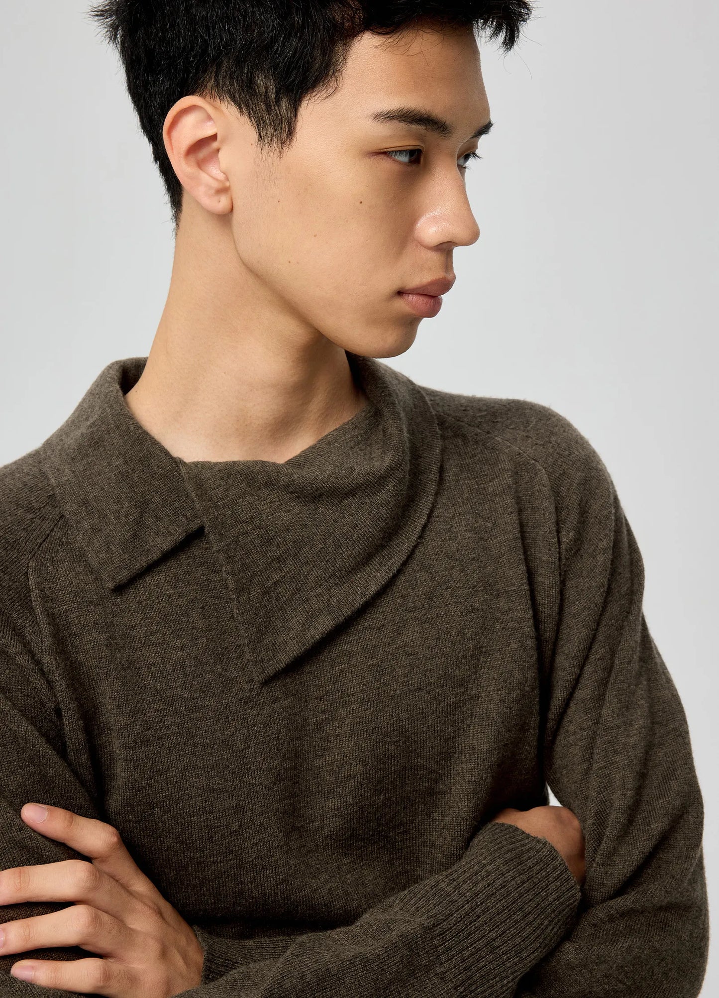 Slanted Neck Sweat