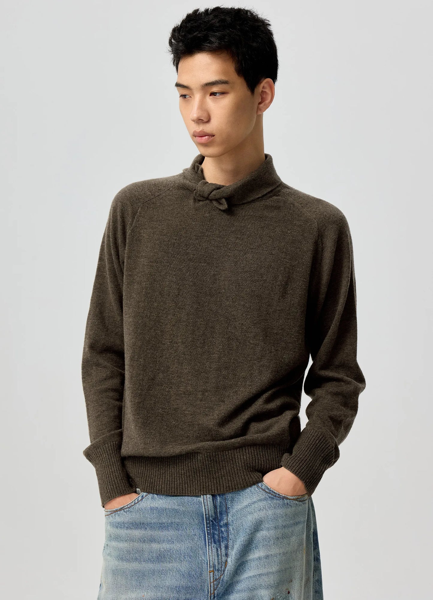 Slanted Neck Sweat