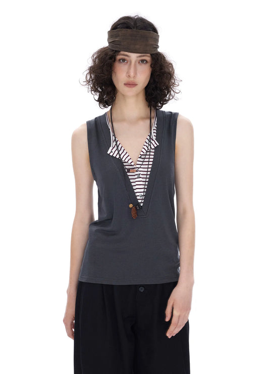 Slim V Top