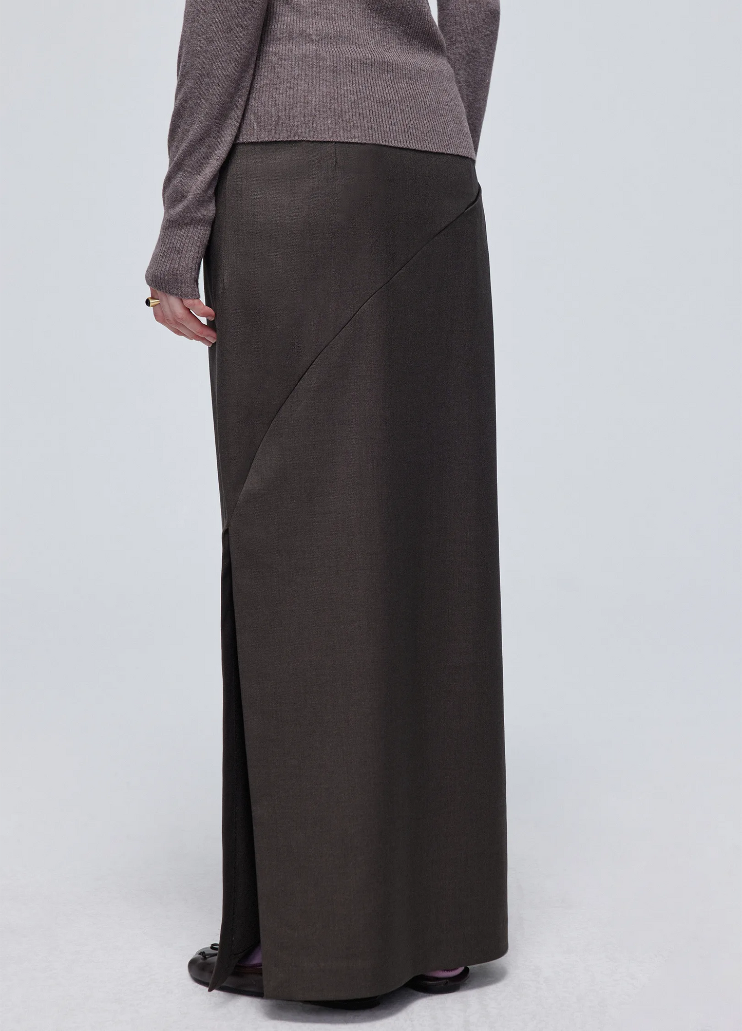 Slit Maxi Skirt