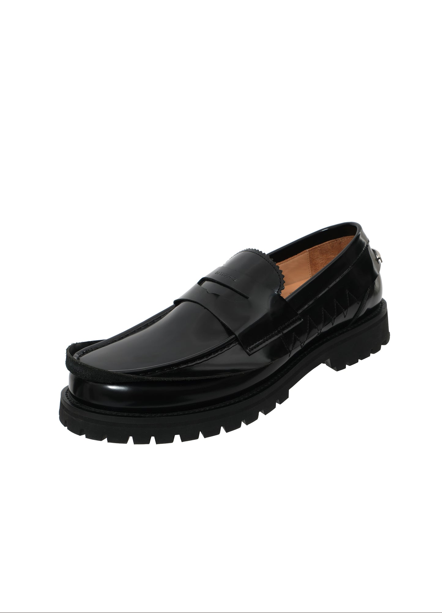 Spike Leather Loafers