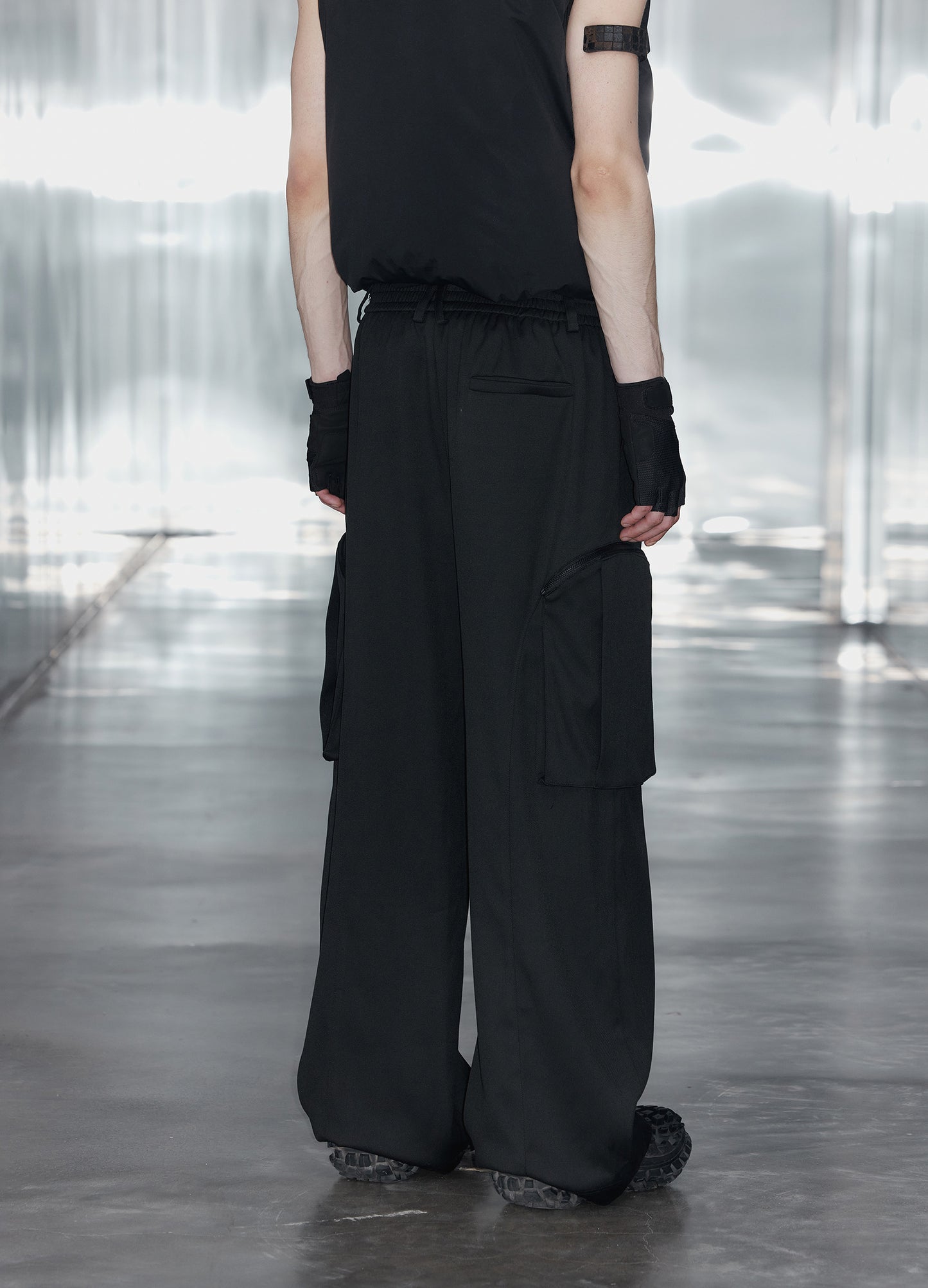 Spiral Cargo Wide Trousers