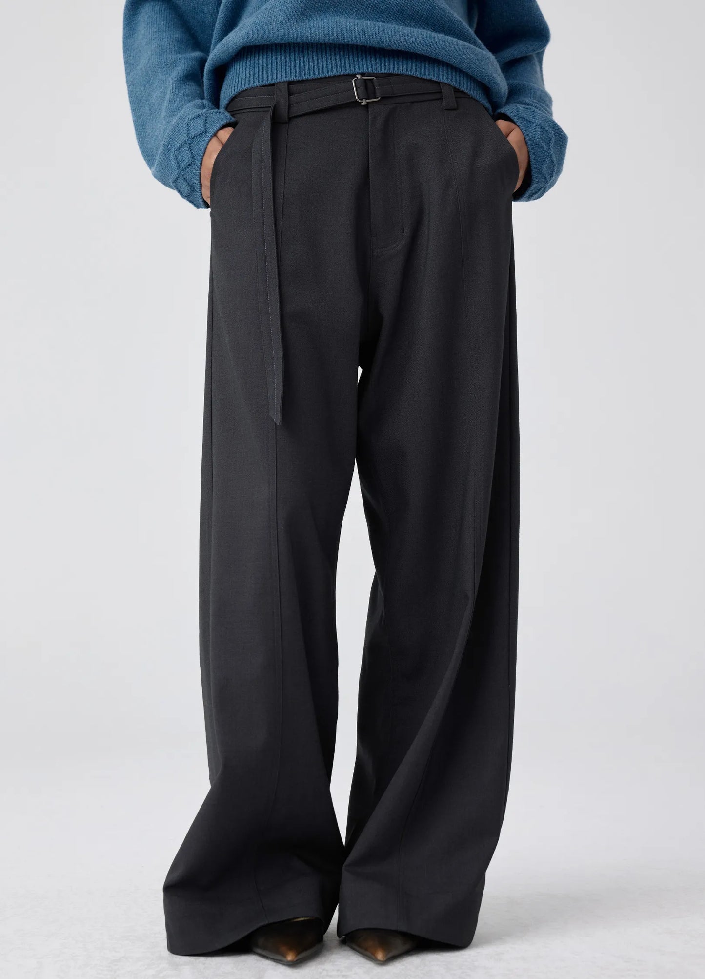 Split Cut Suit Trousers