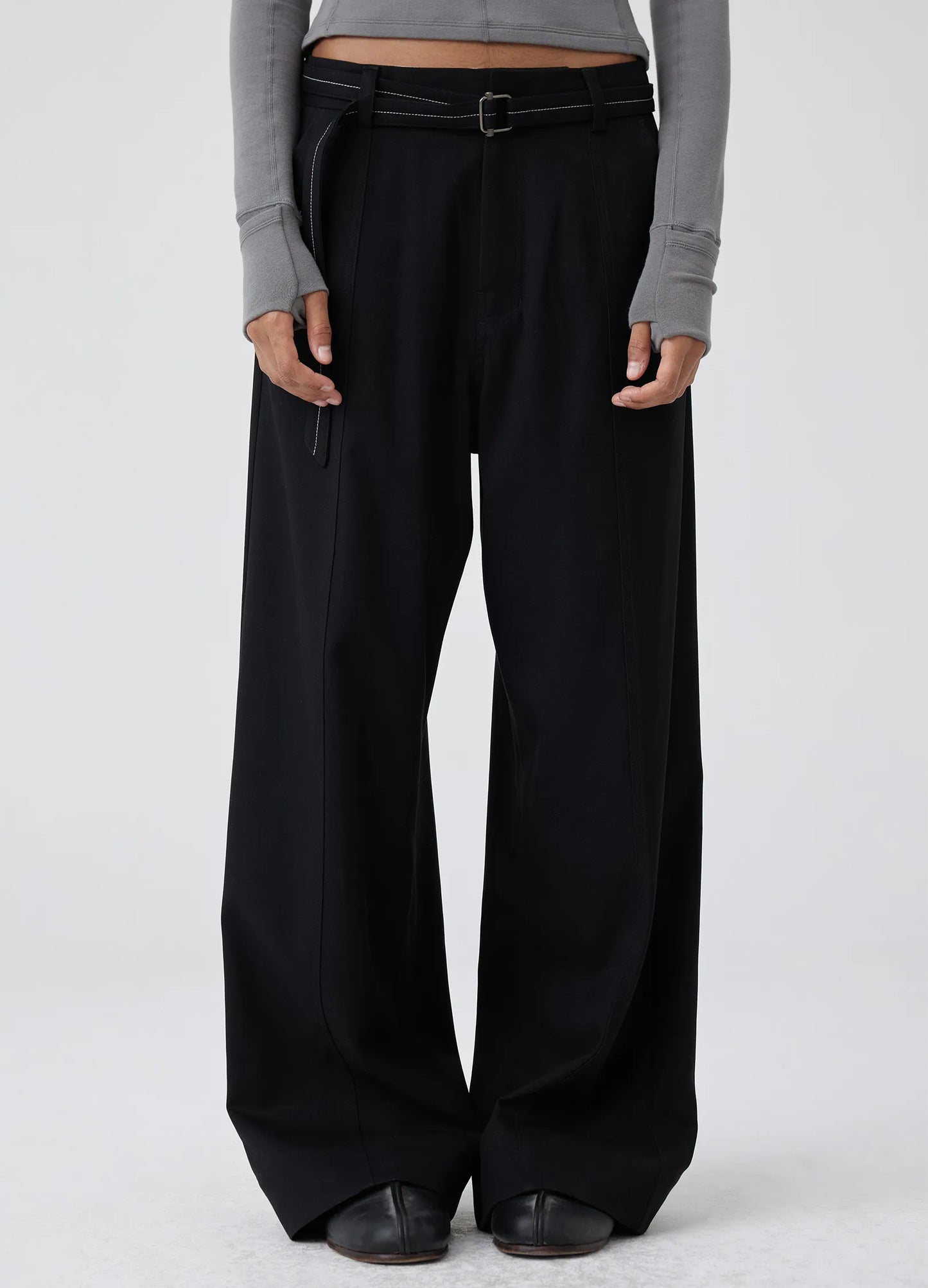 Split Cut Suit Trousers