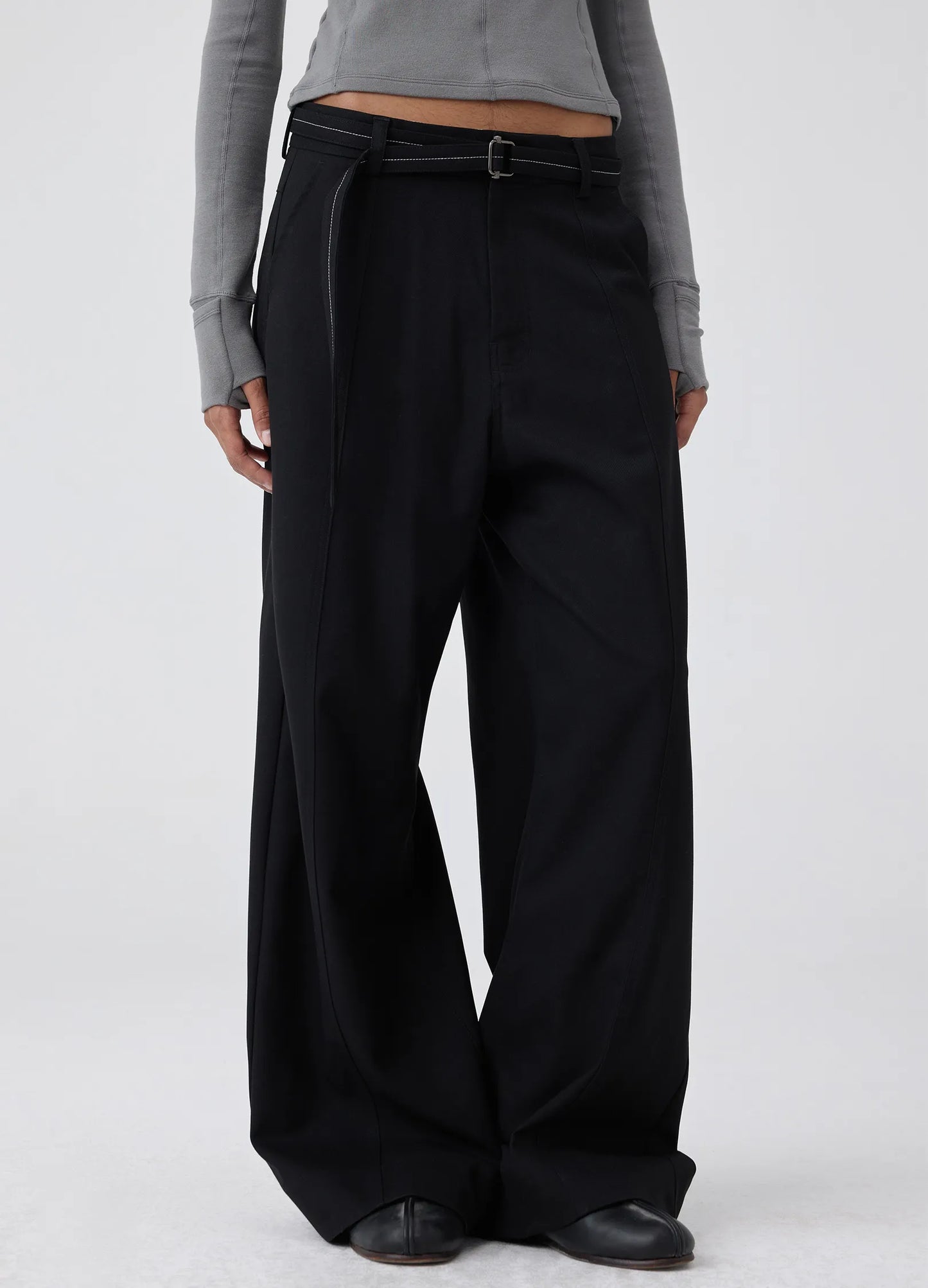 Split Cut Suit Trousers