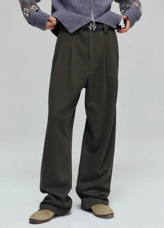 Straight Leg Flow Trousers