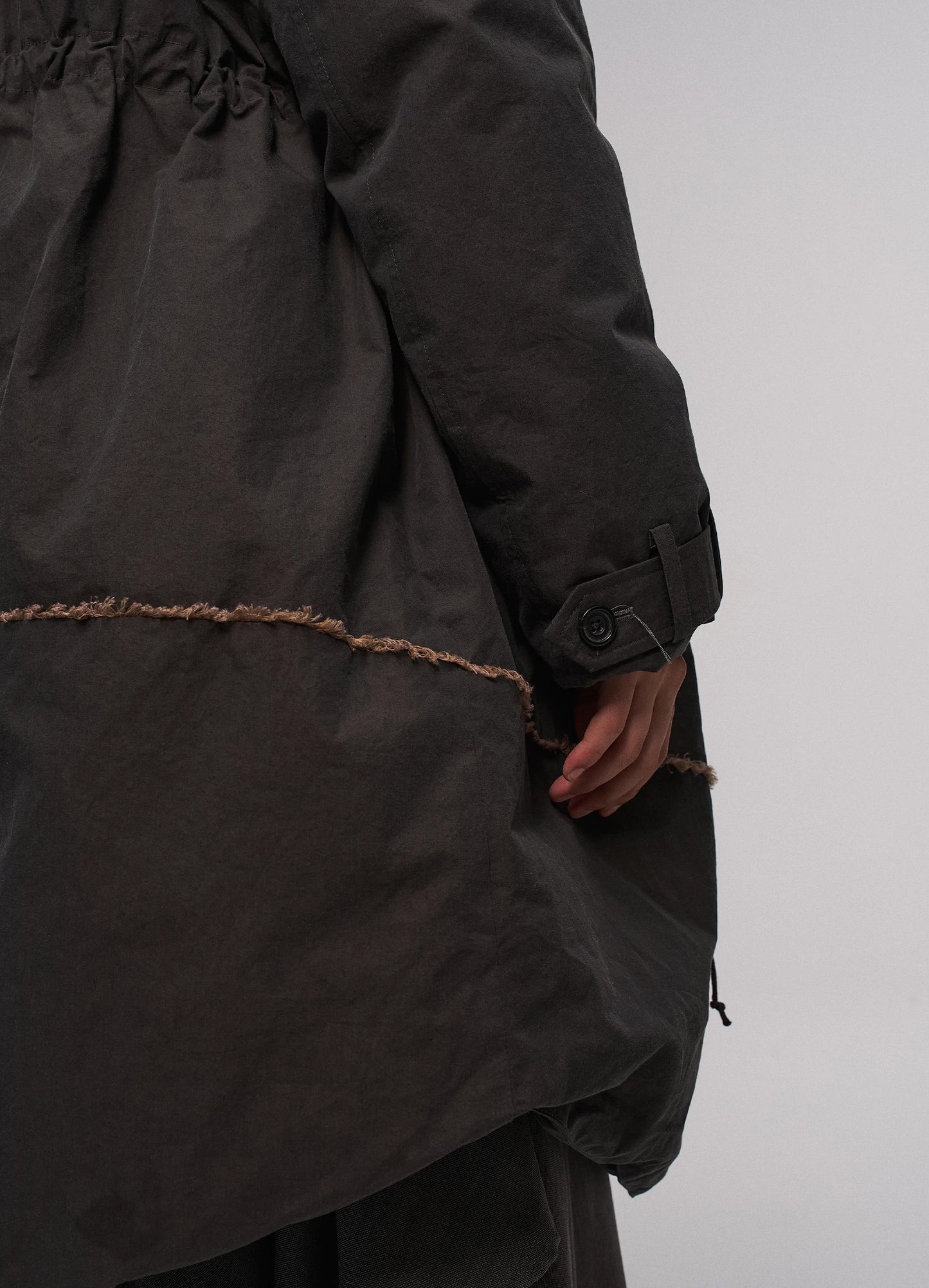 Structured Parka Coat