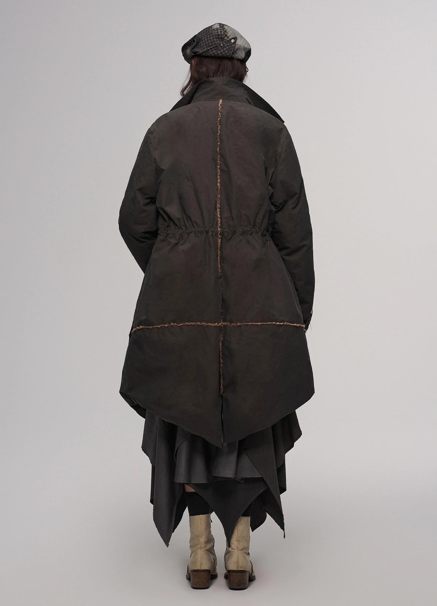 Structured Parka Coat