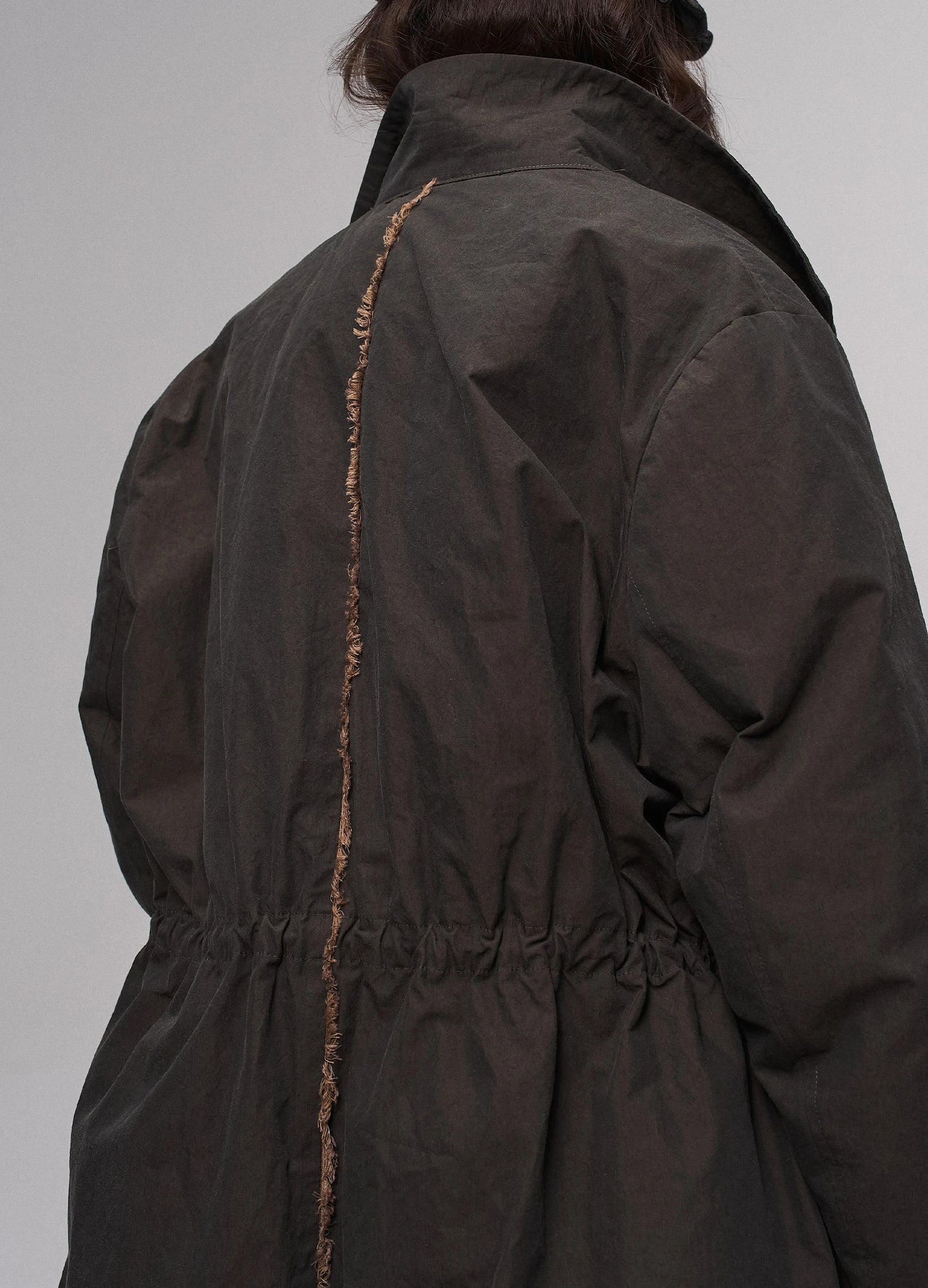 Structured Parka Coat