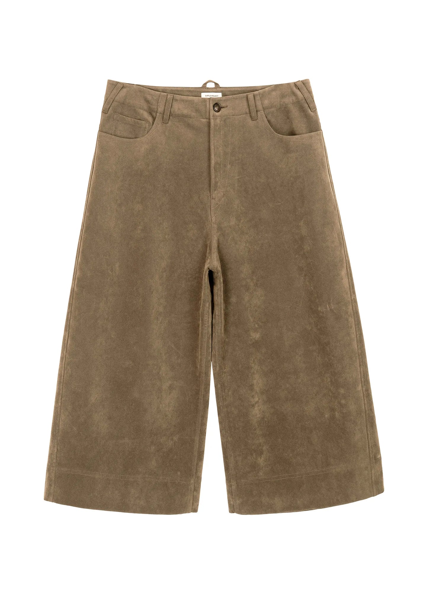 Suede Capris