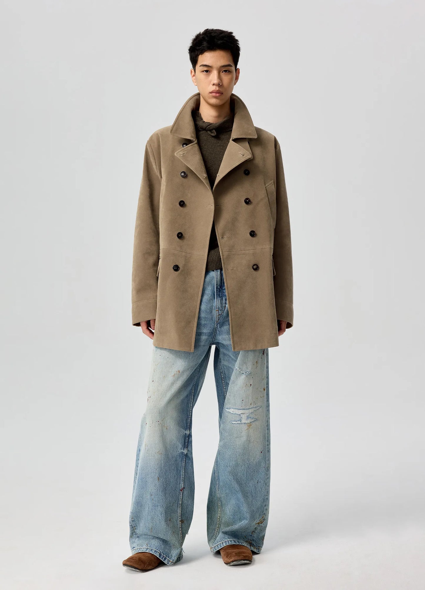 Suede Mid Trench