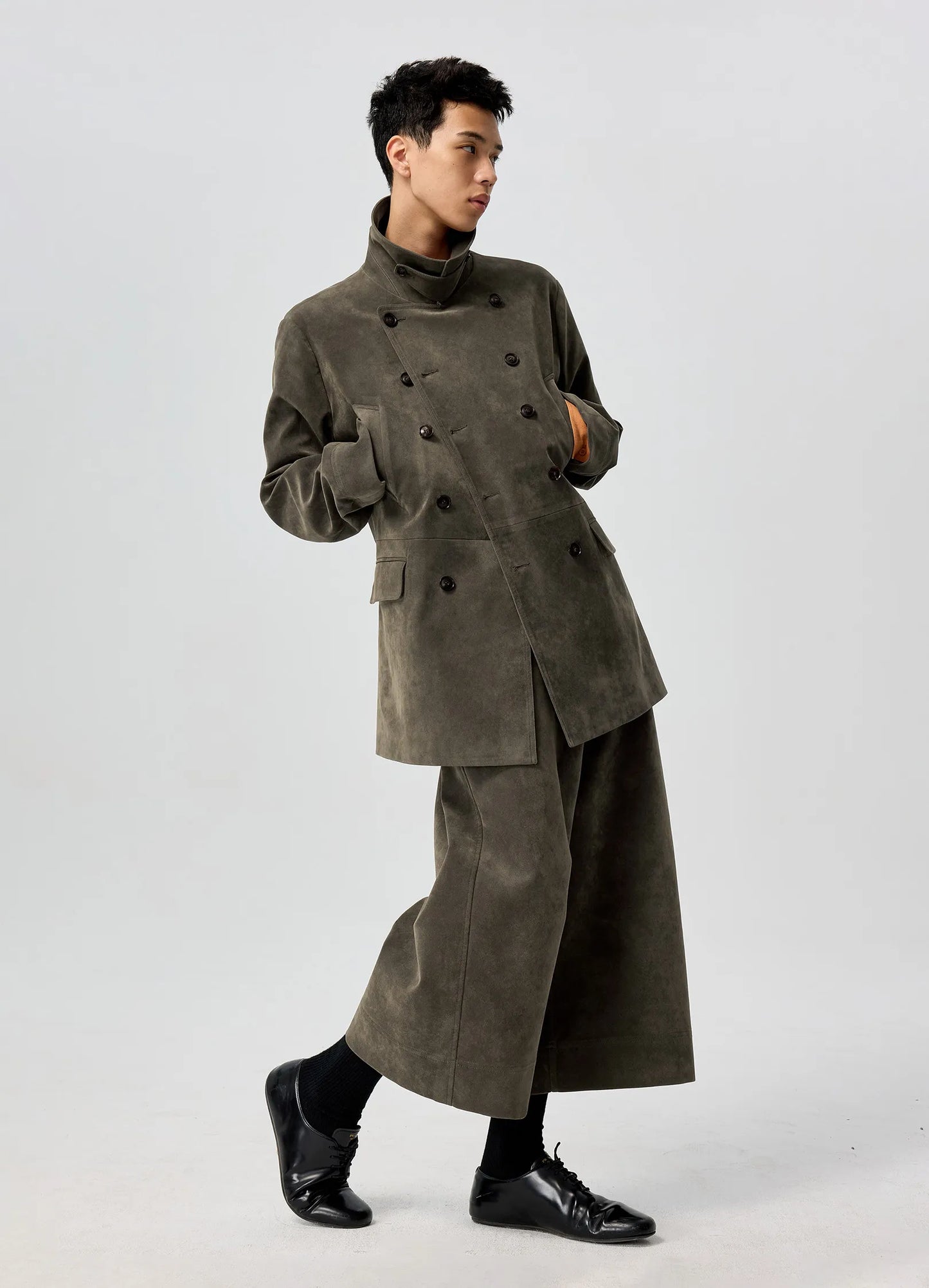 Suede Mid Trench