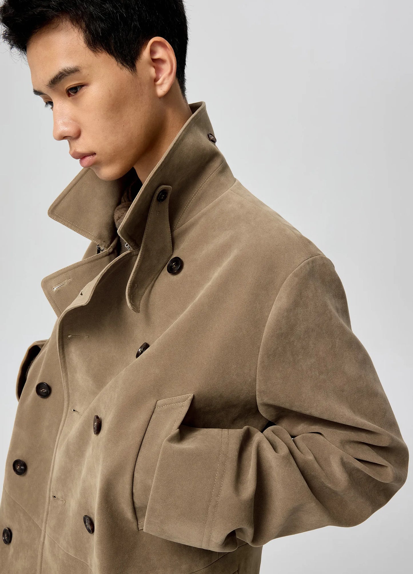 Suede Mid Trench