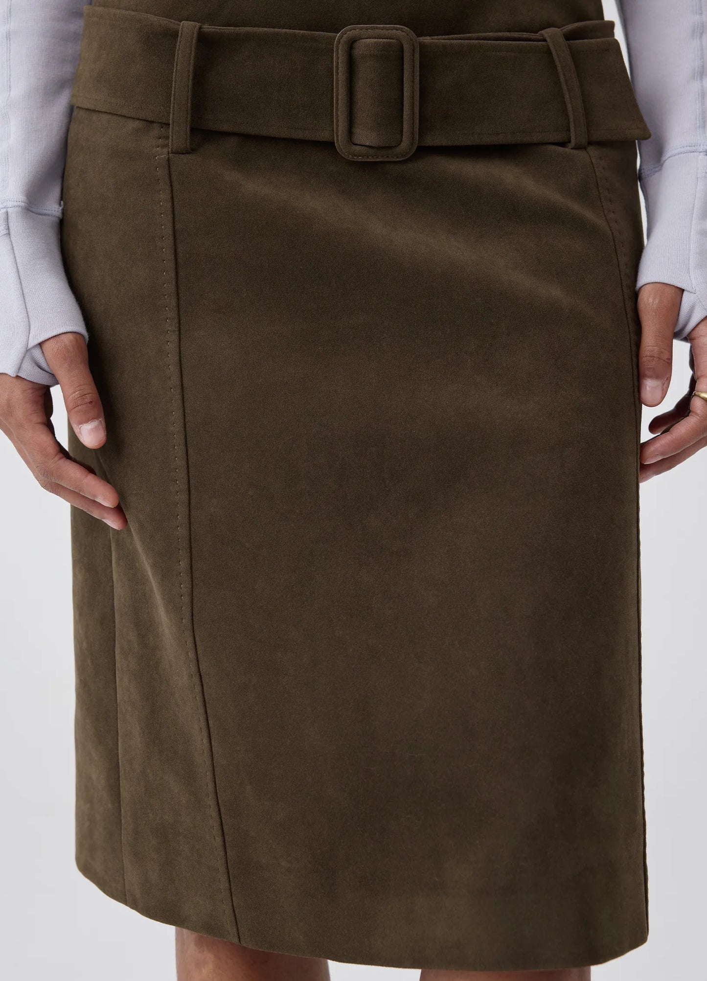 Suede Skirt