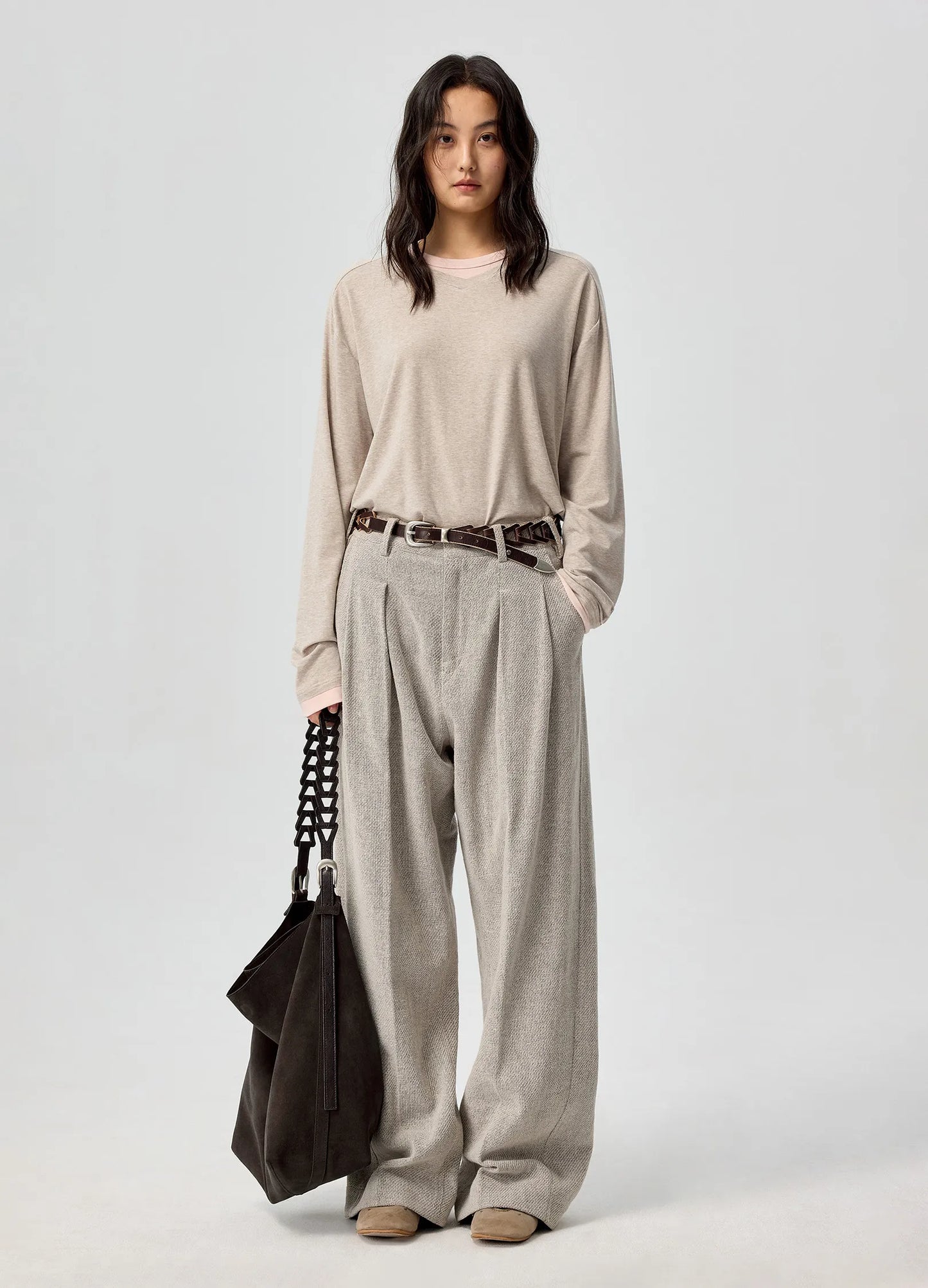 Suede Tote