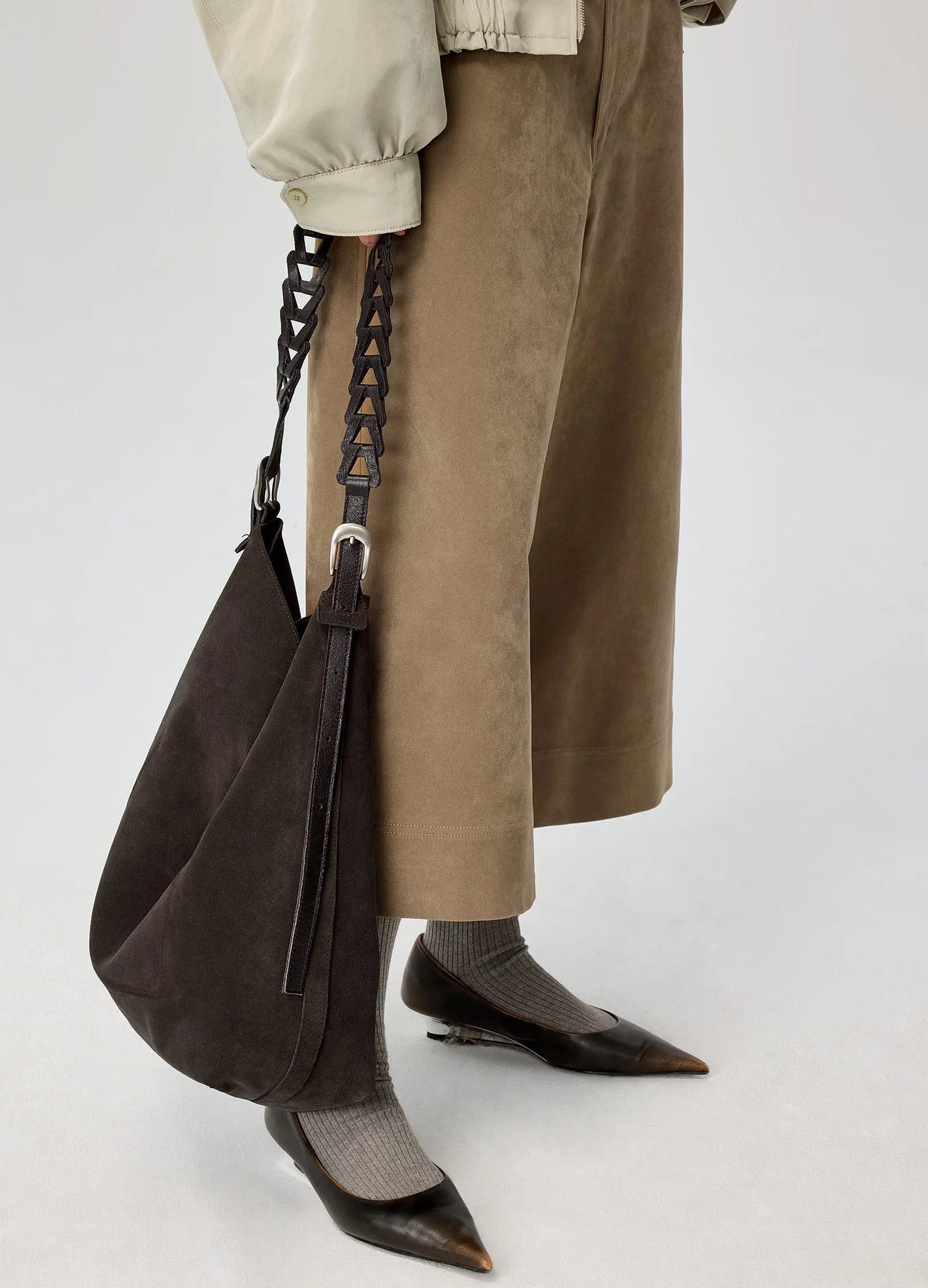Suede Tote