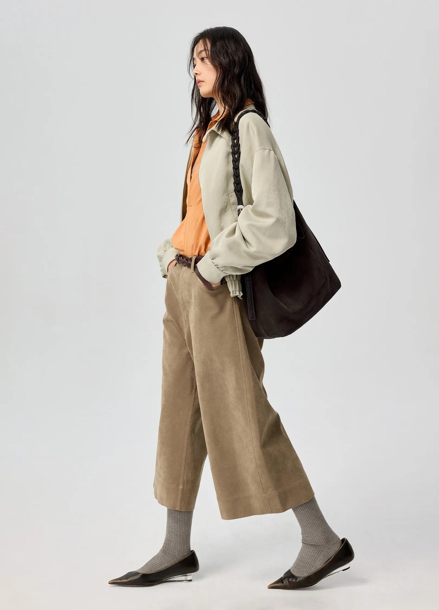 Suede Tote