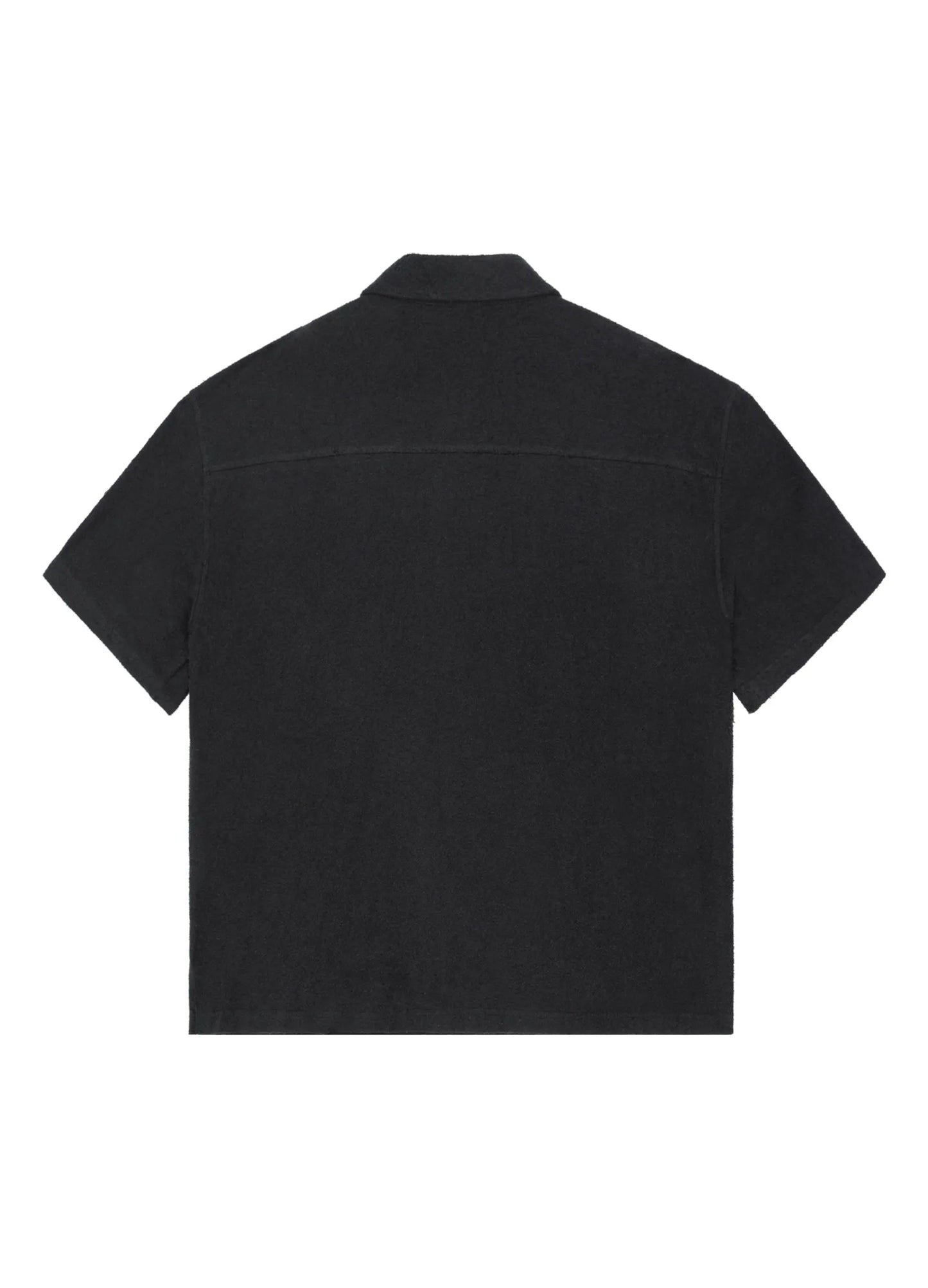 Terrycloth Knit Short Sleeve Shirt
