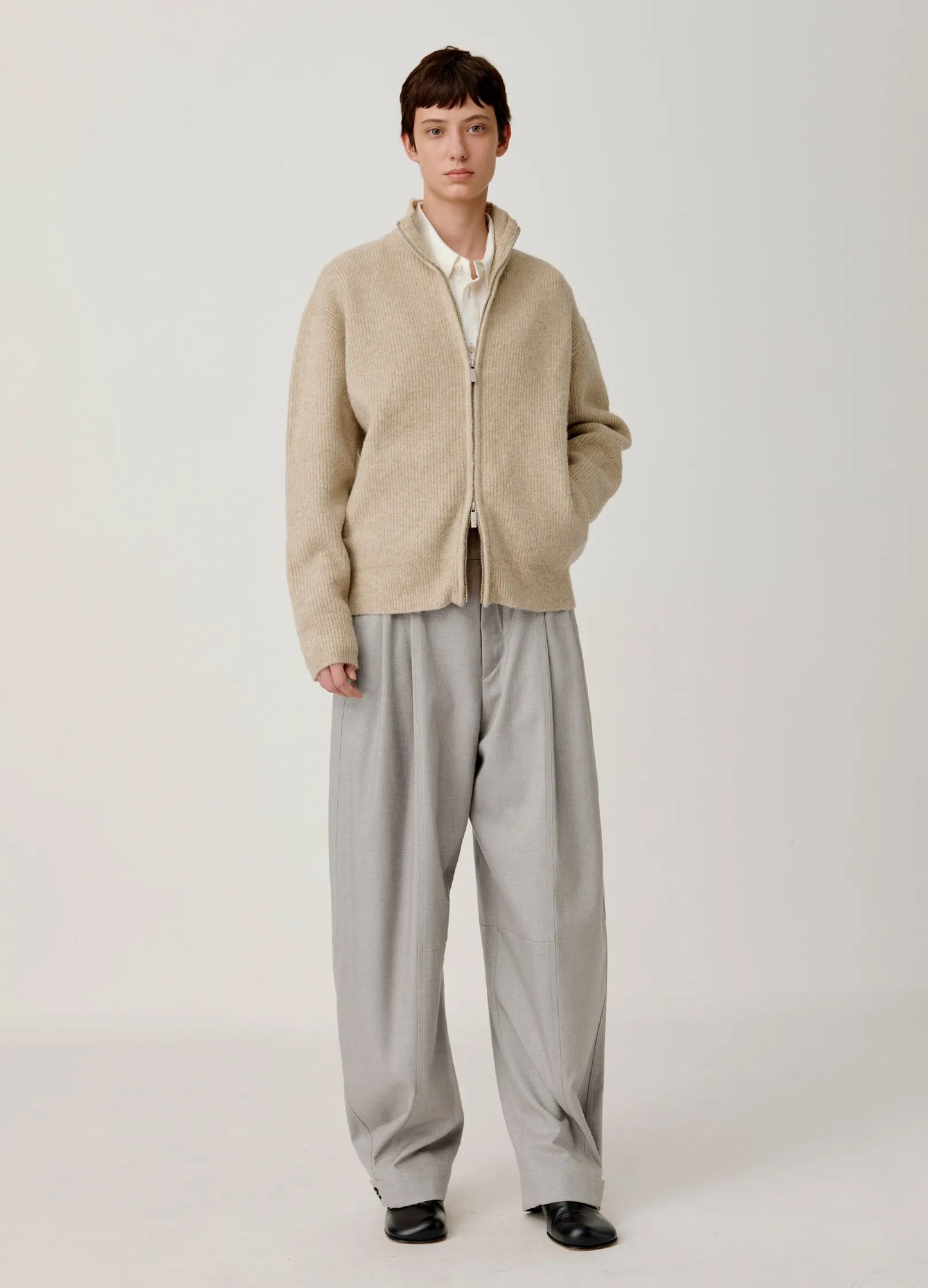 Tapered Suit Trousers