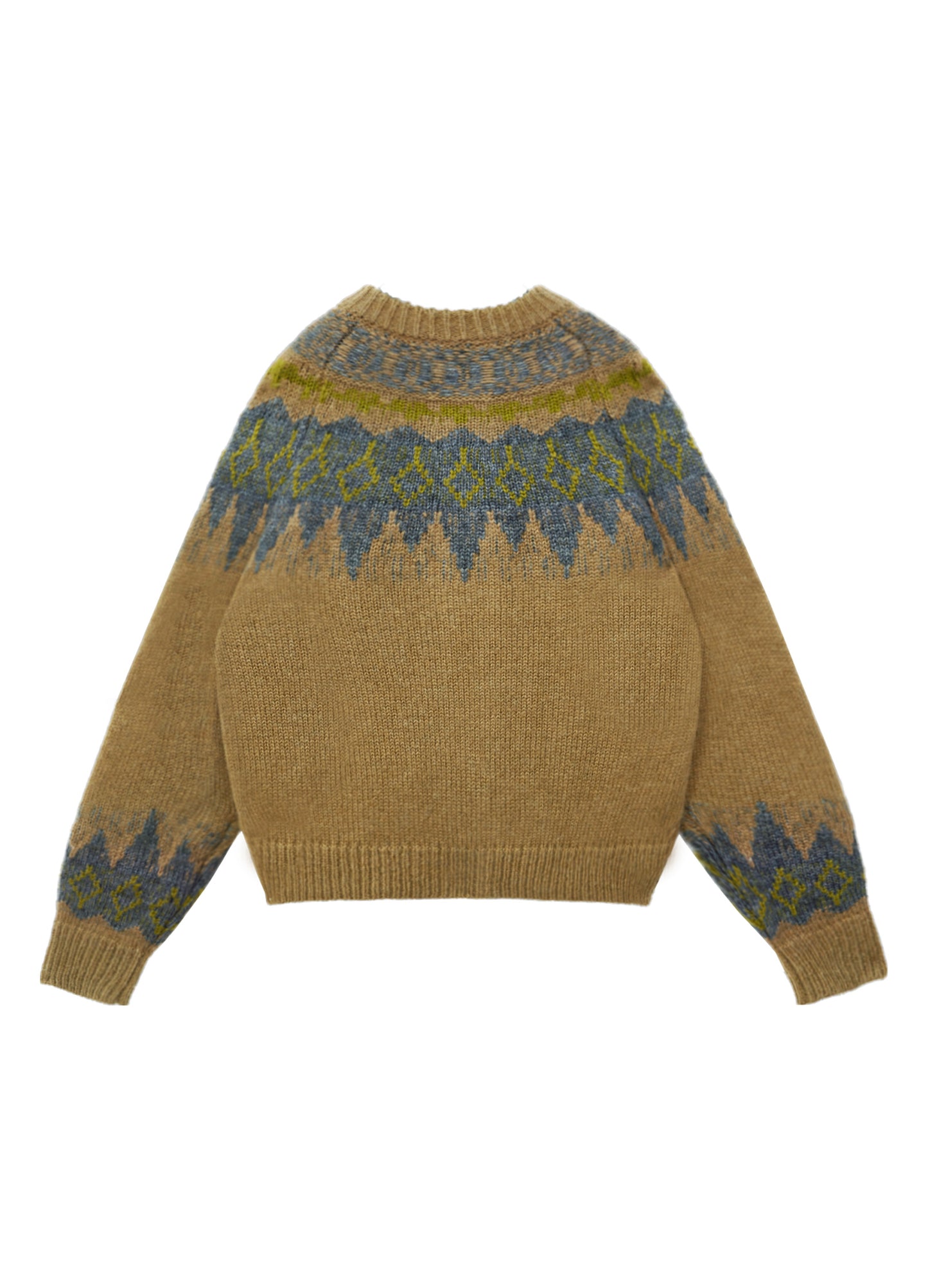 Tartan Wool Zip Sweater