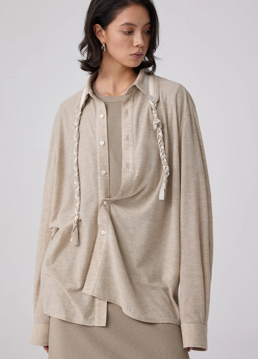 Tassel Collar Knit