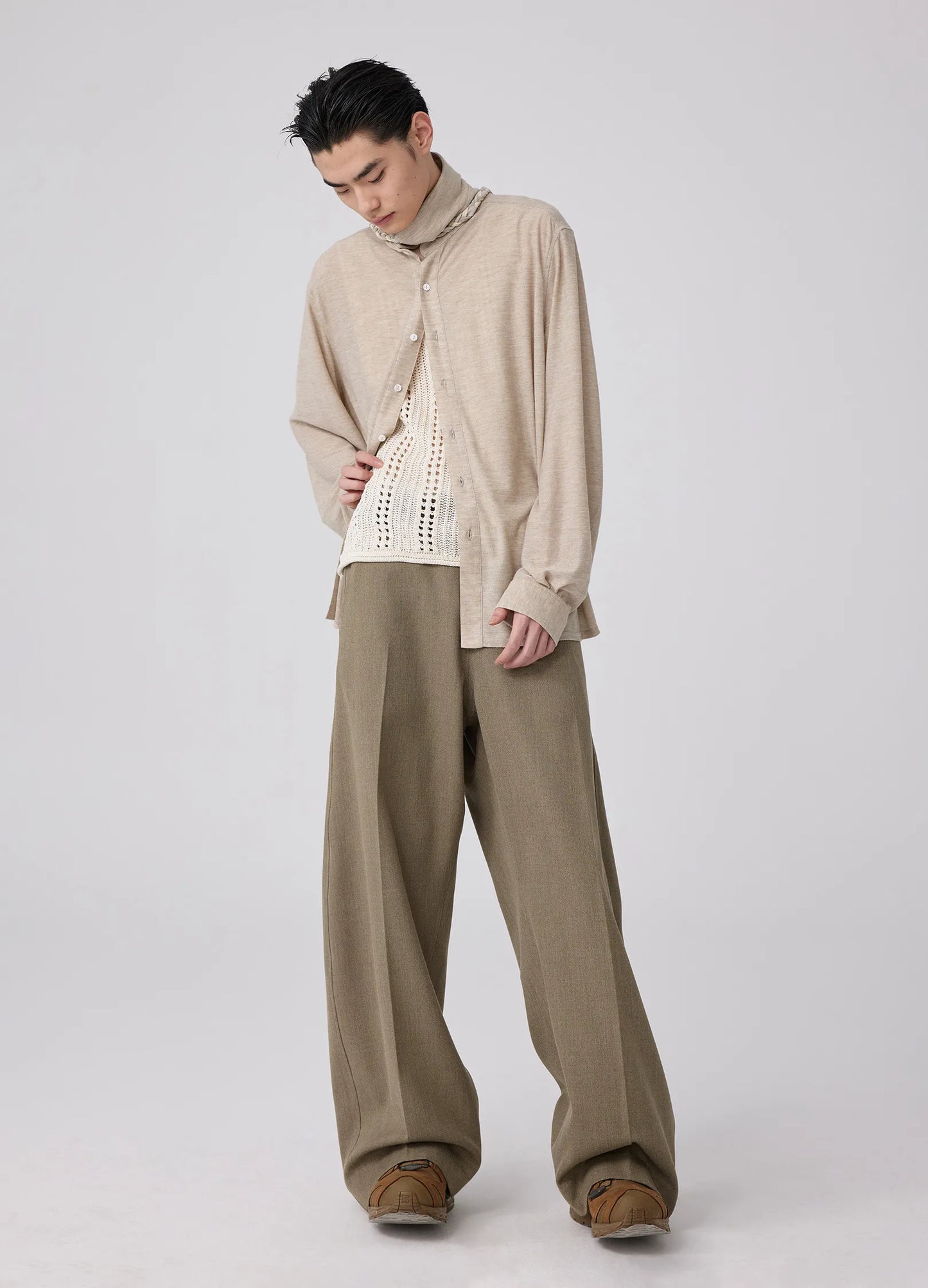 Tassel Collar Knit