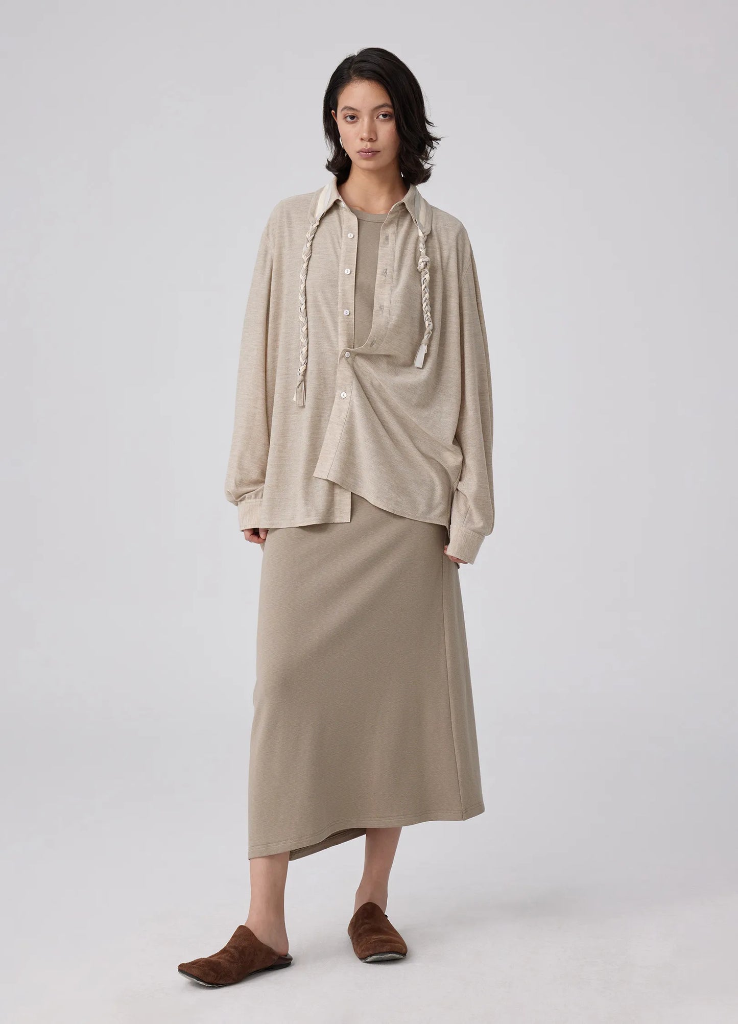Tassel Collar Knit