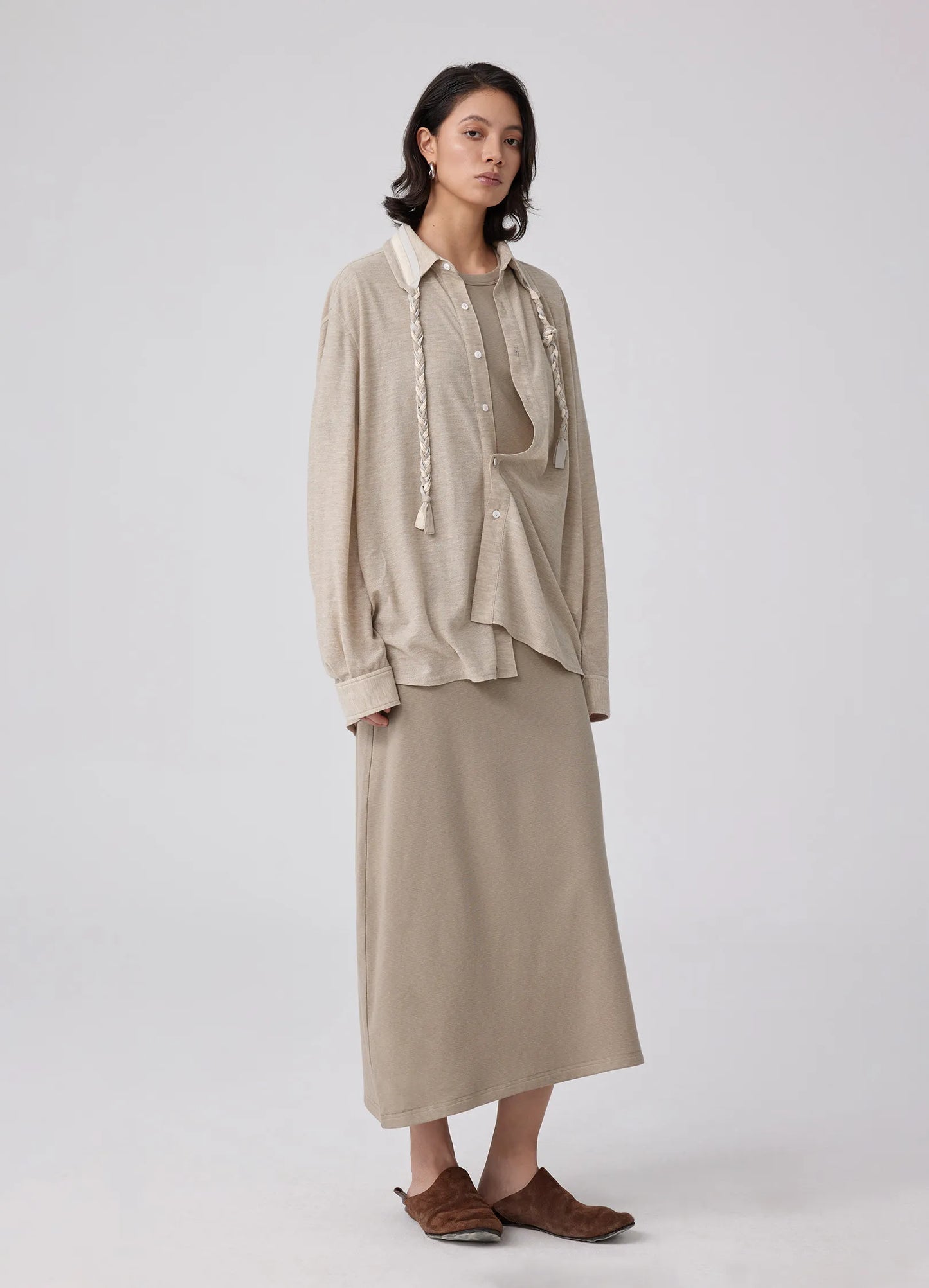 Tassel Collar Knit