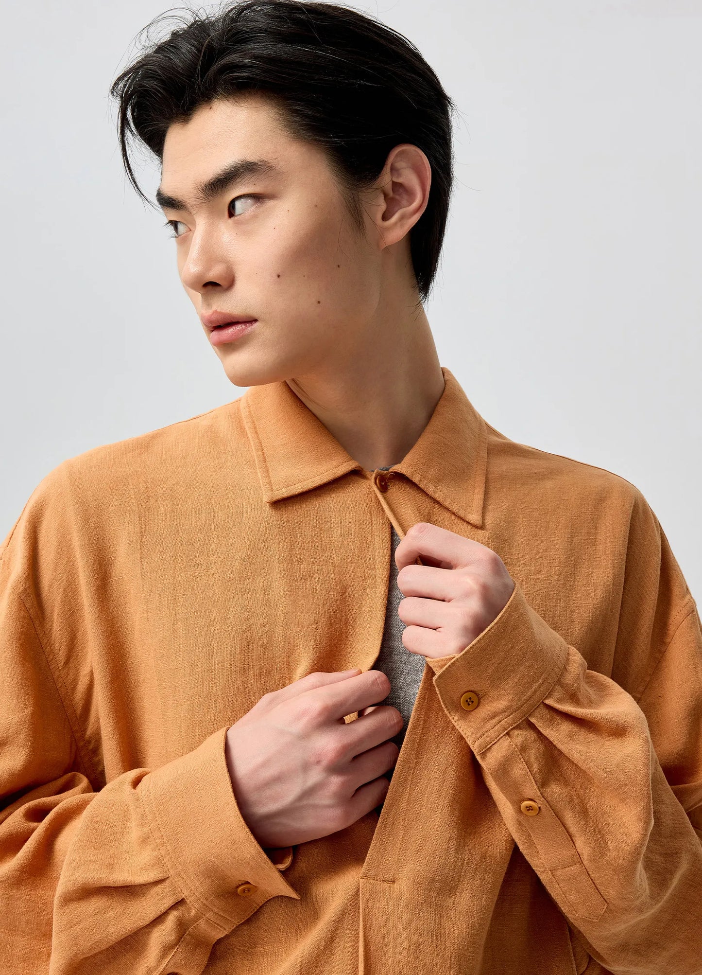 Tencel Pleated Shirt