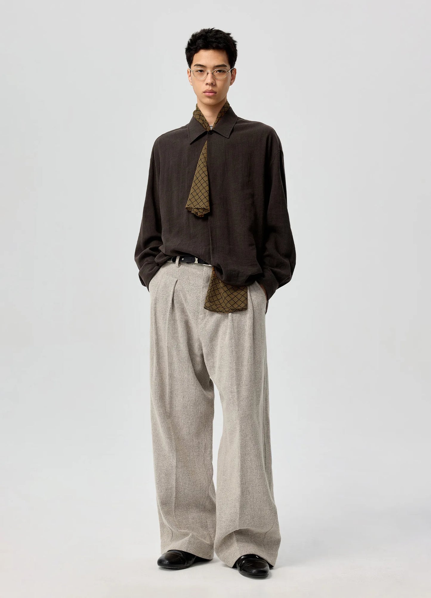 Tencel Pleated Shirt