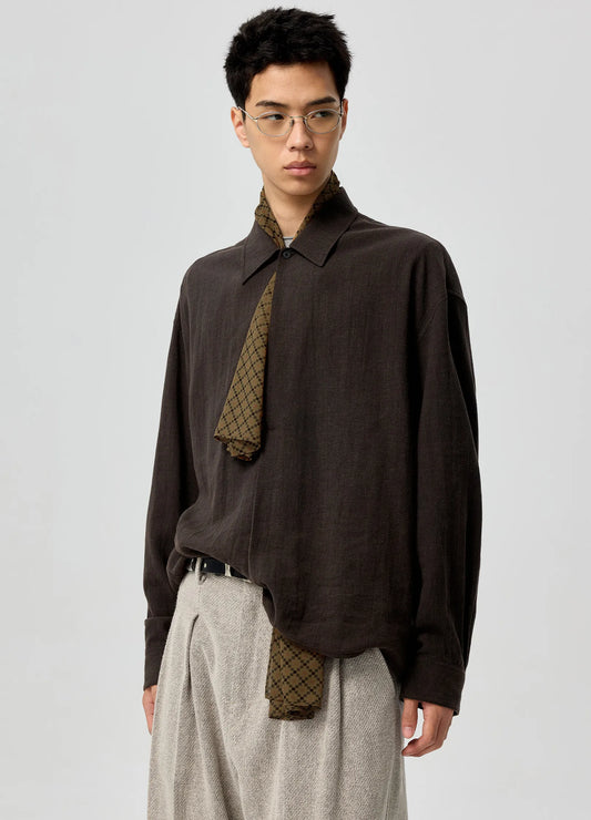 Tencel Pleated Shirt