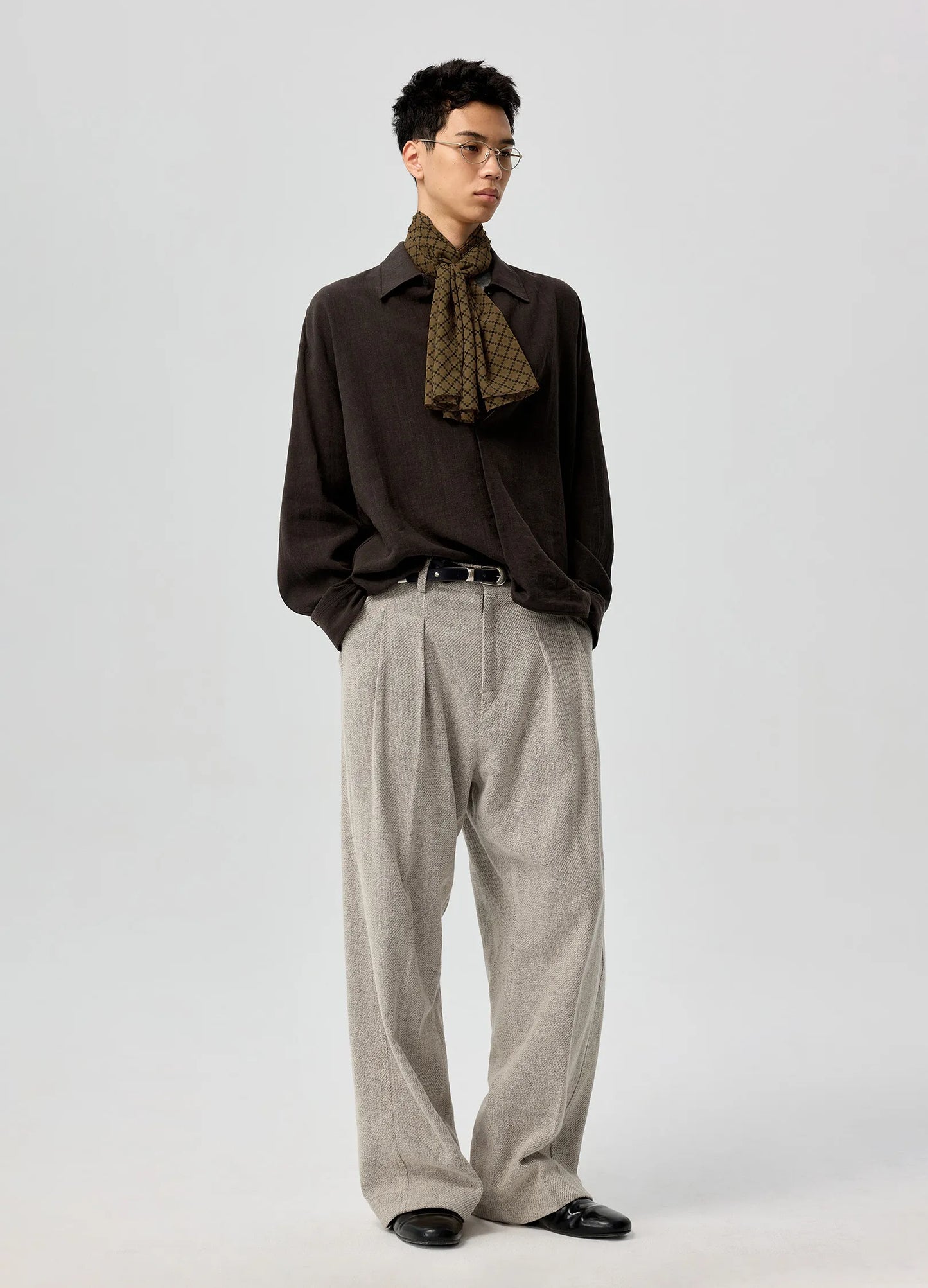Tencel Pleated Shirt