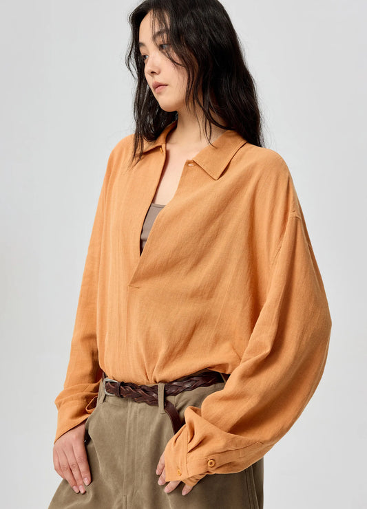 Tencel Pleated Shirt