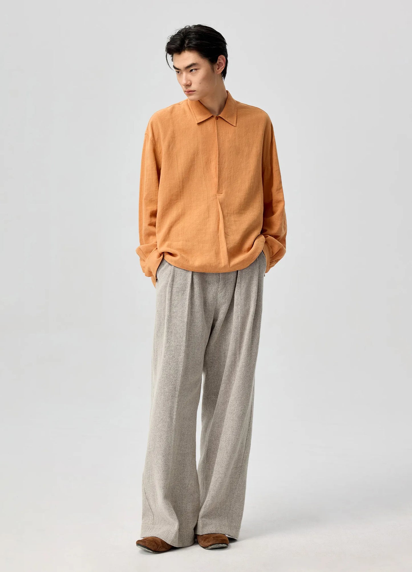 Tencel Pleated Shirt