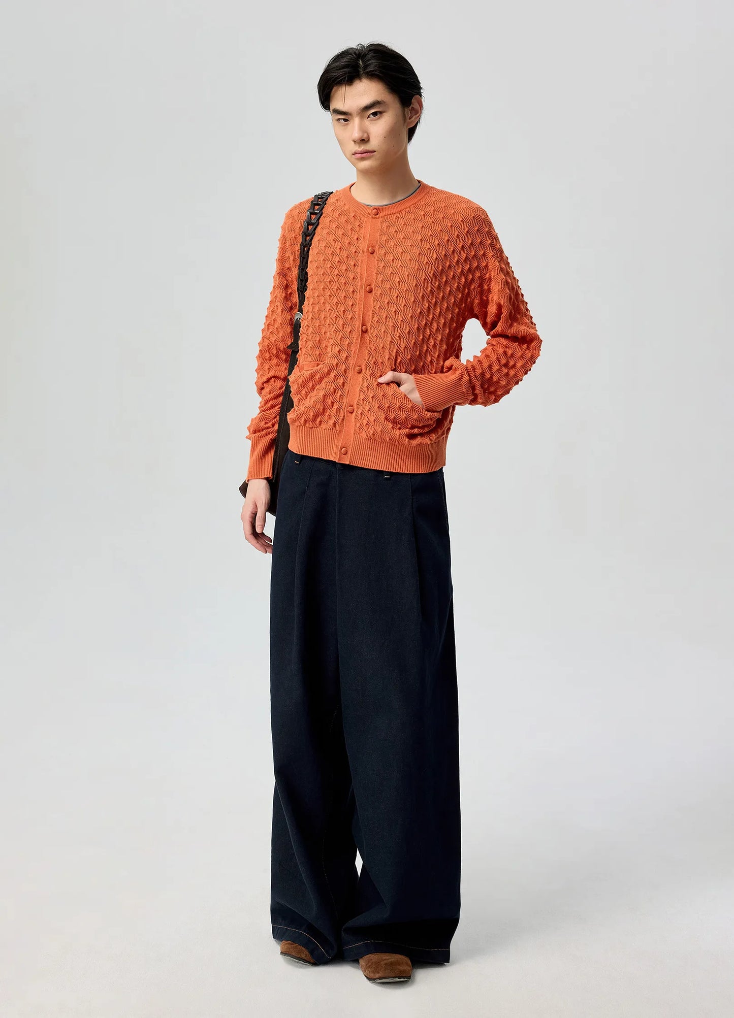 Textured Knit Sweat