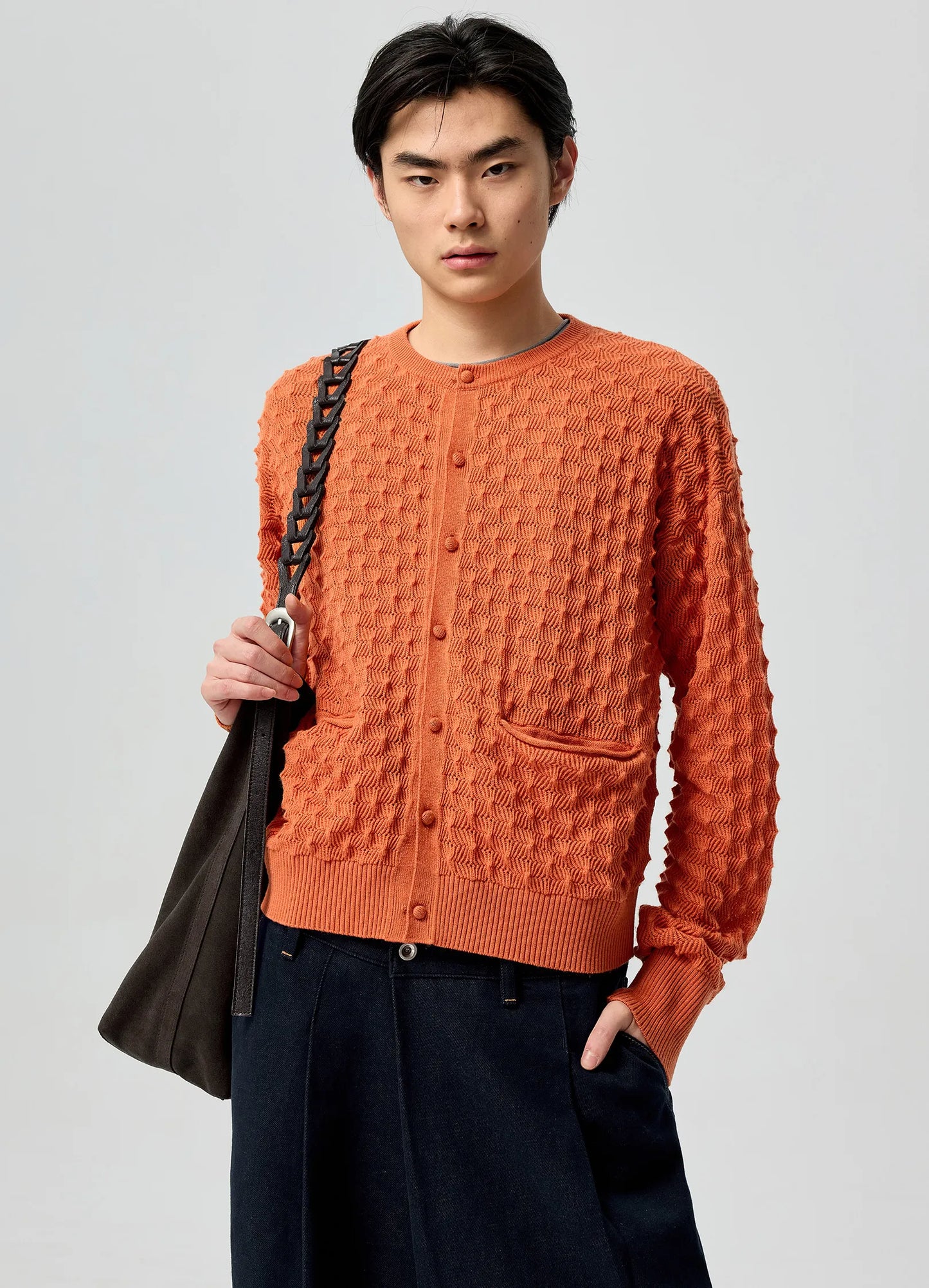 Textured Knit Sweat