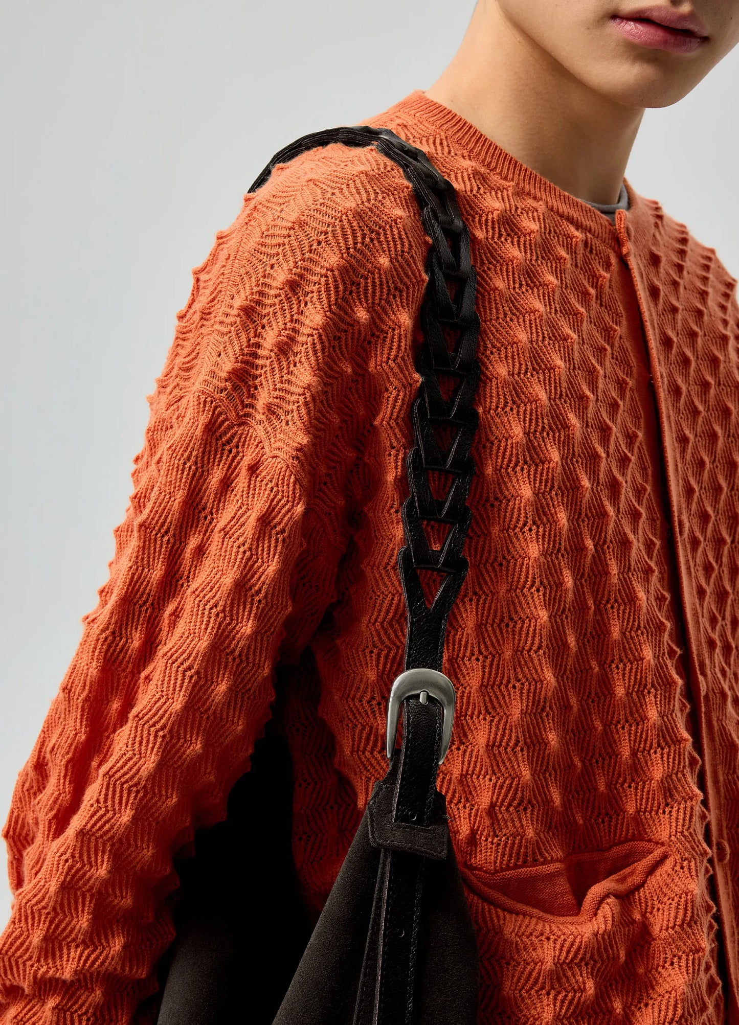 Textured Knit Sweat
