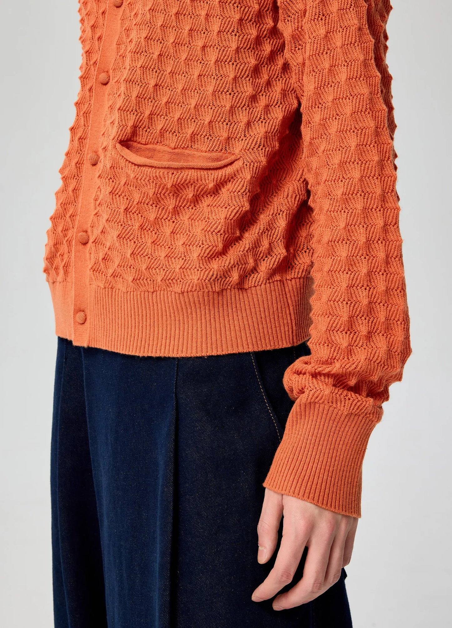 Textured Knit Sweat