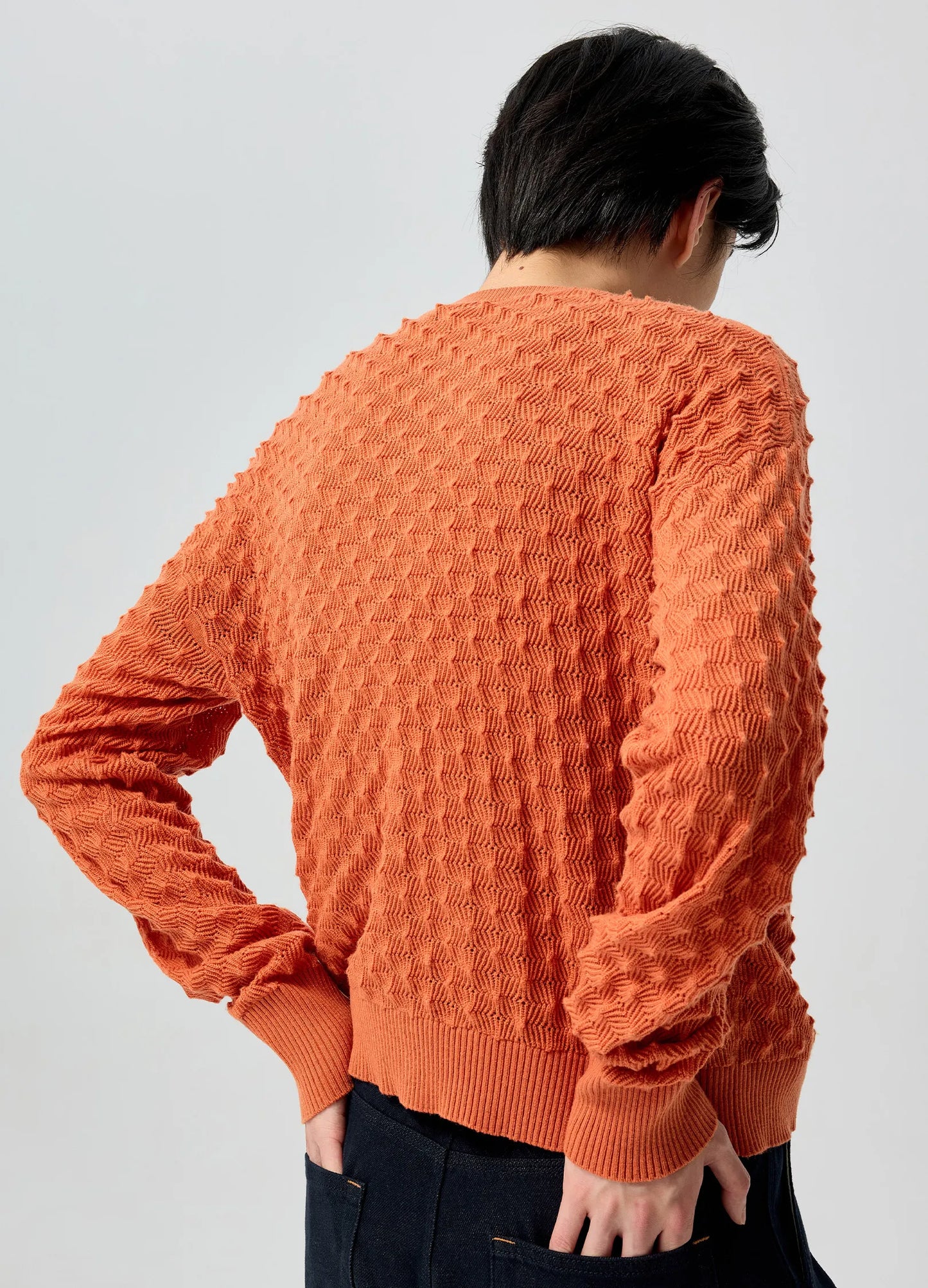 Textured Knit Sweat