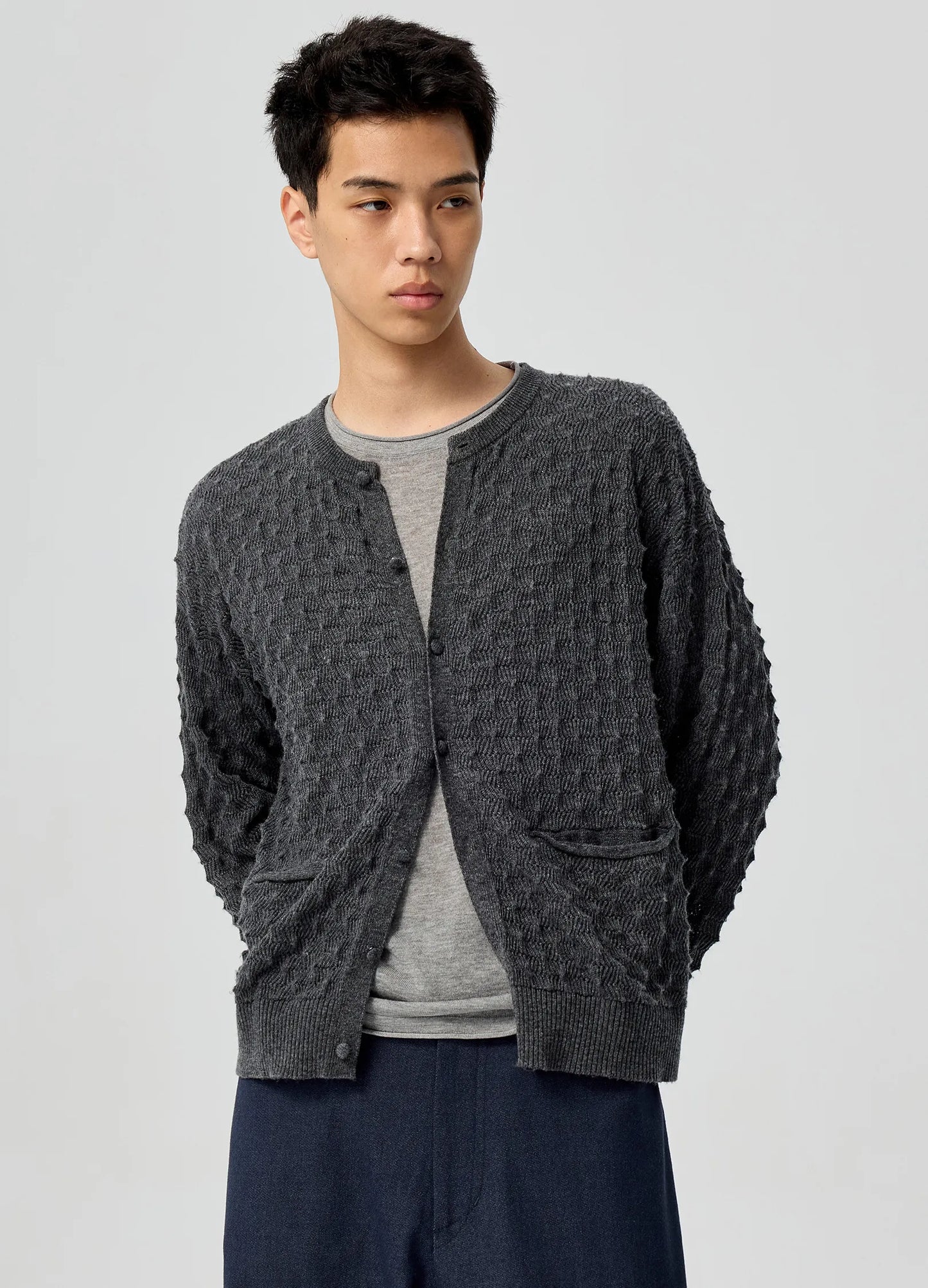 Textured Knit Sweat