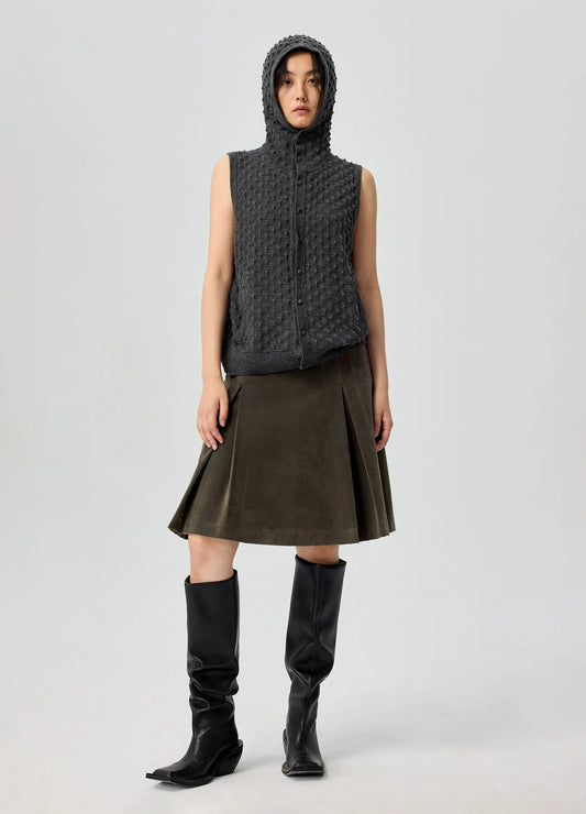 Textured Knit Vest