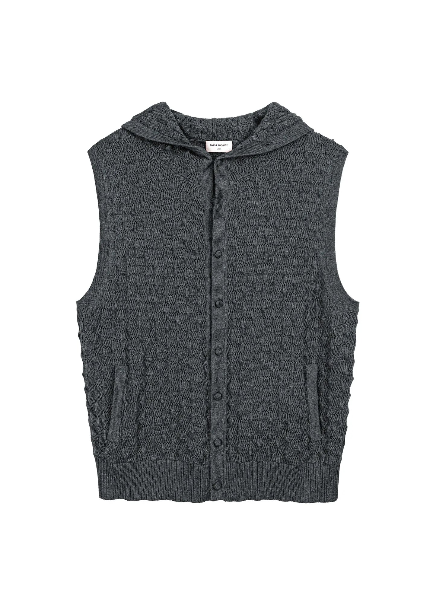 Textured Knit Vest