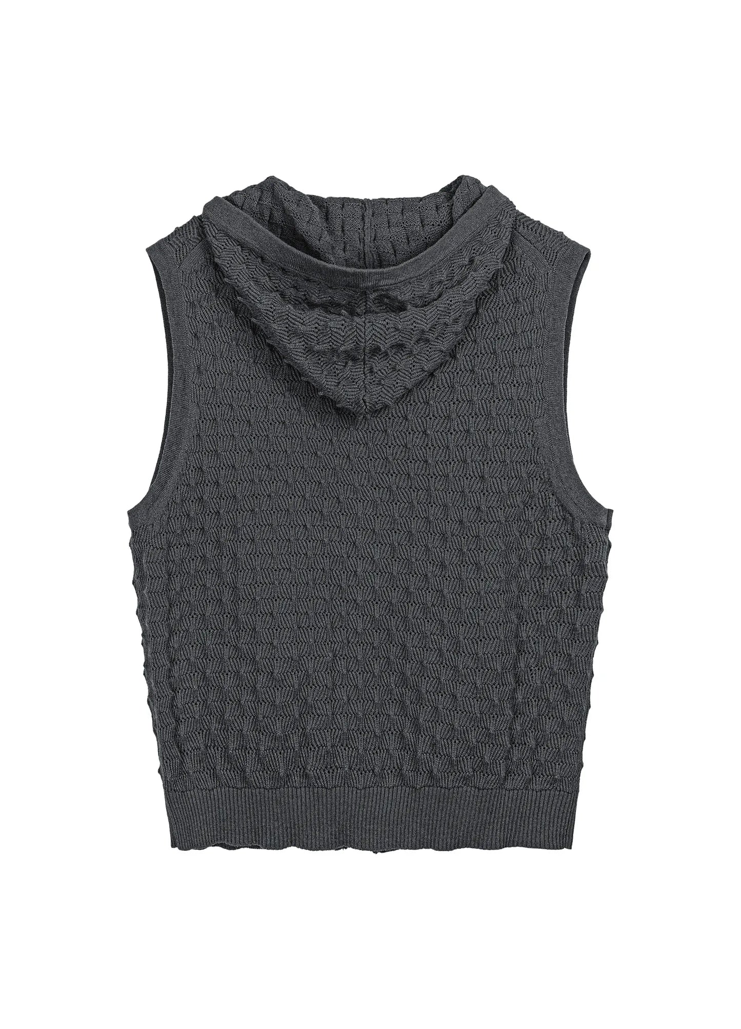 Textured Knit Vest