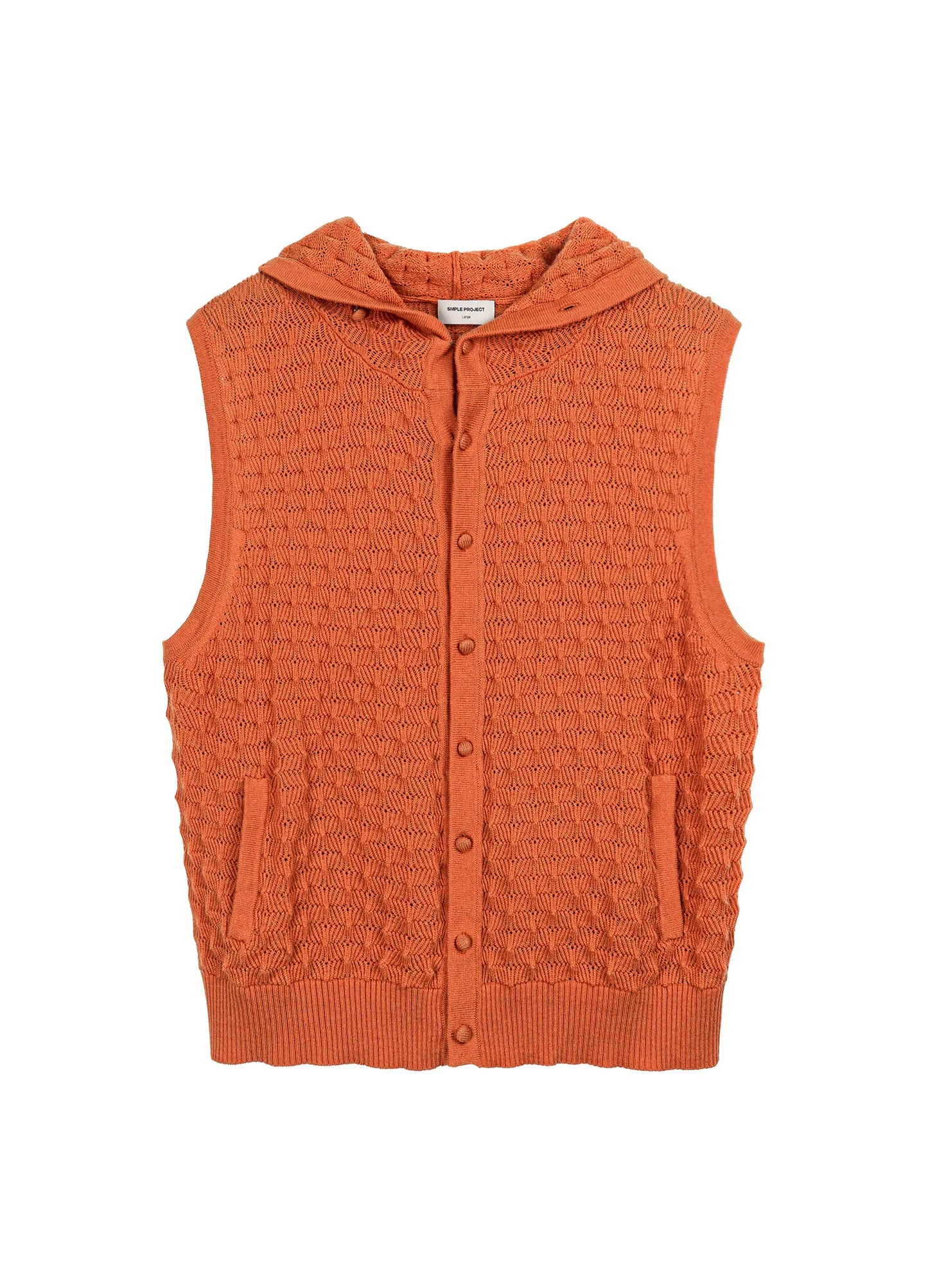 Textured Knit Vest